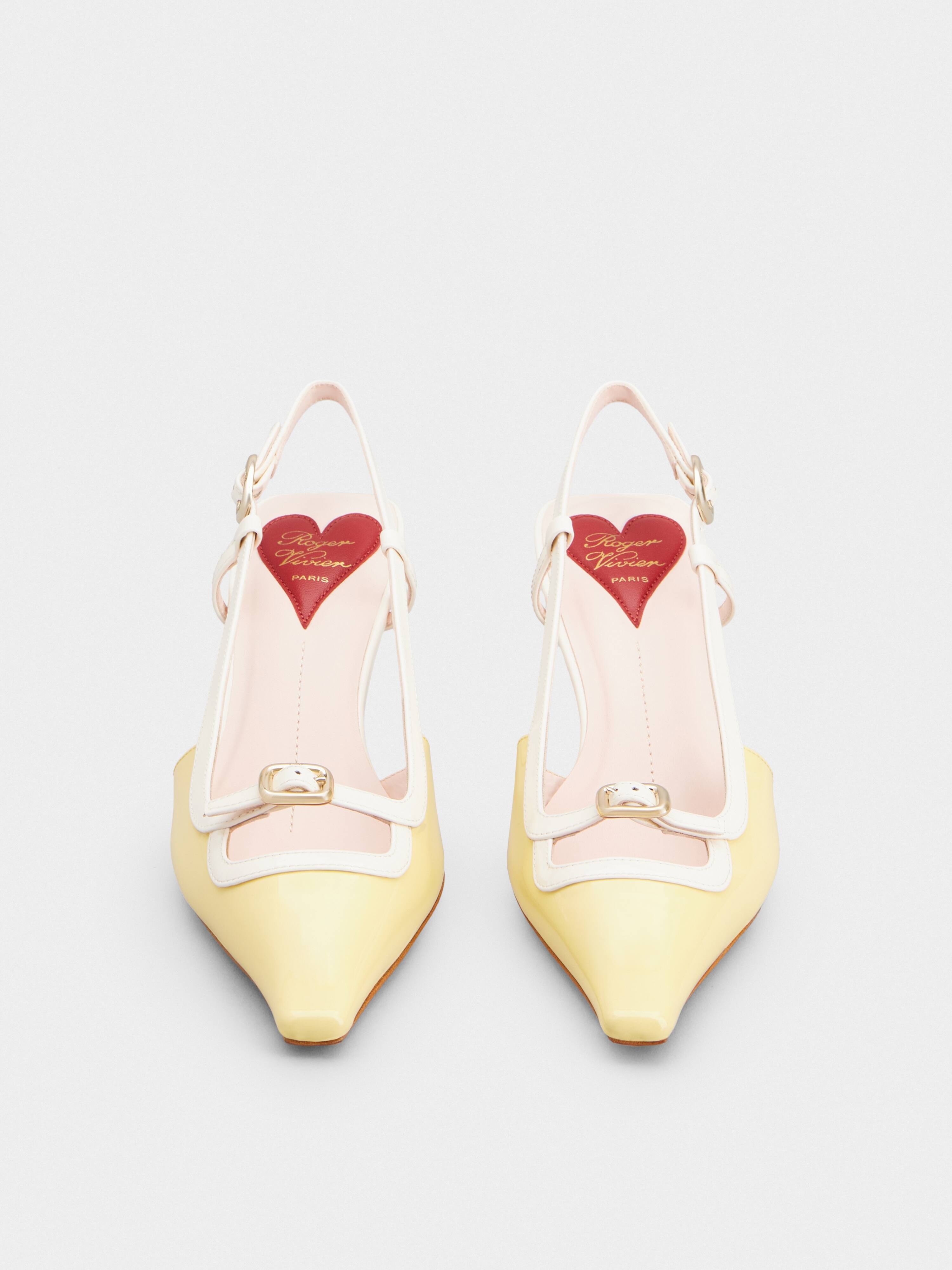 Viv’ Canard Slingback Pumps in Patent Leather - 7