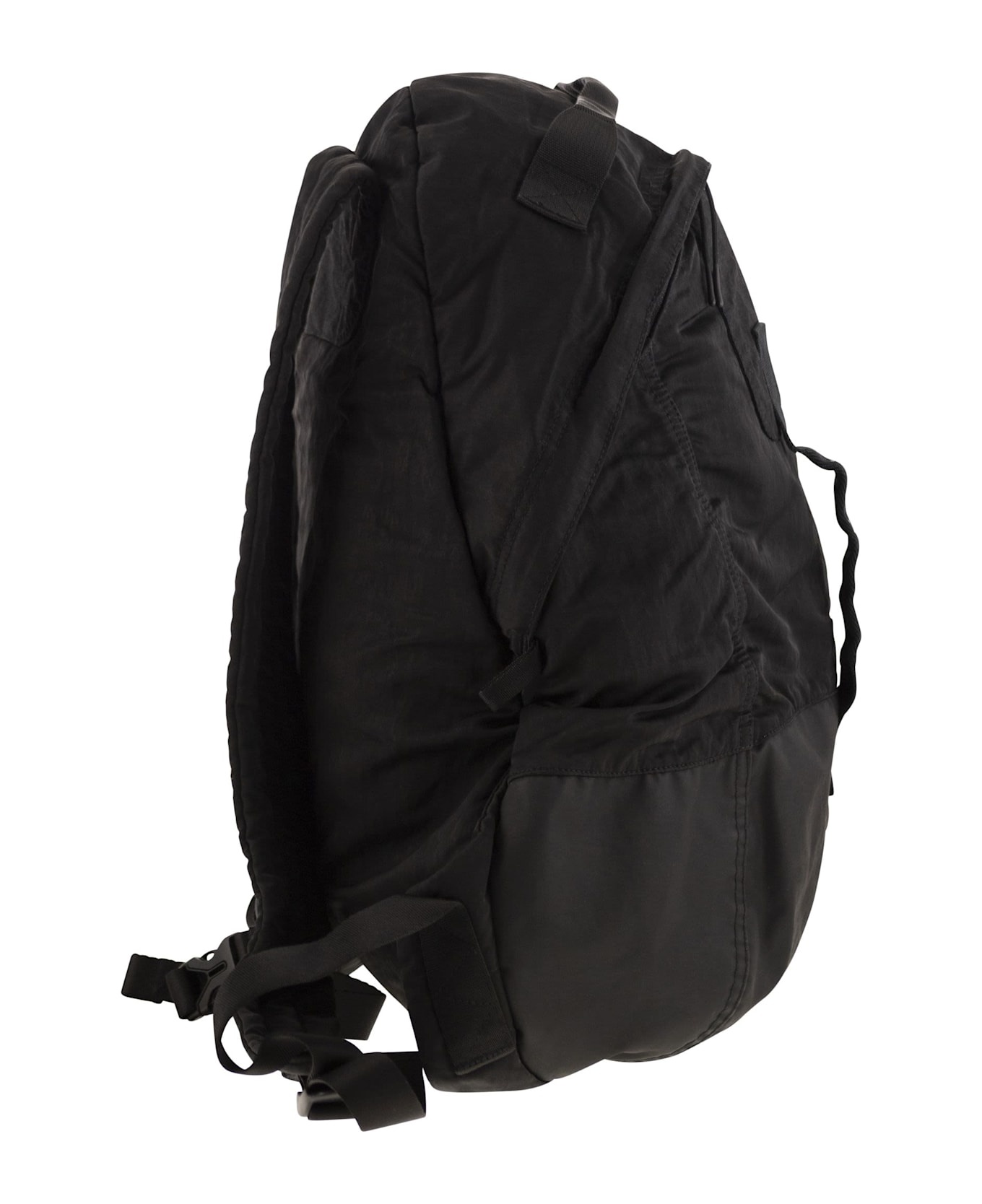 Rounded Nylon Backpack - 3