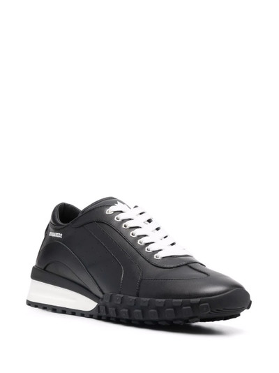 DSQUARED2 leather low-top trainers outlook