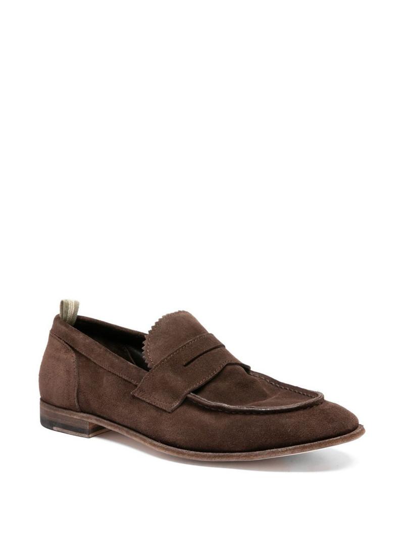 OFFICINE CREATIVE notched panel loafers outlook