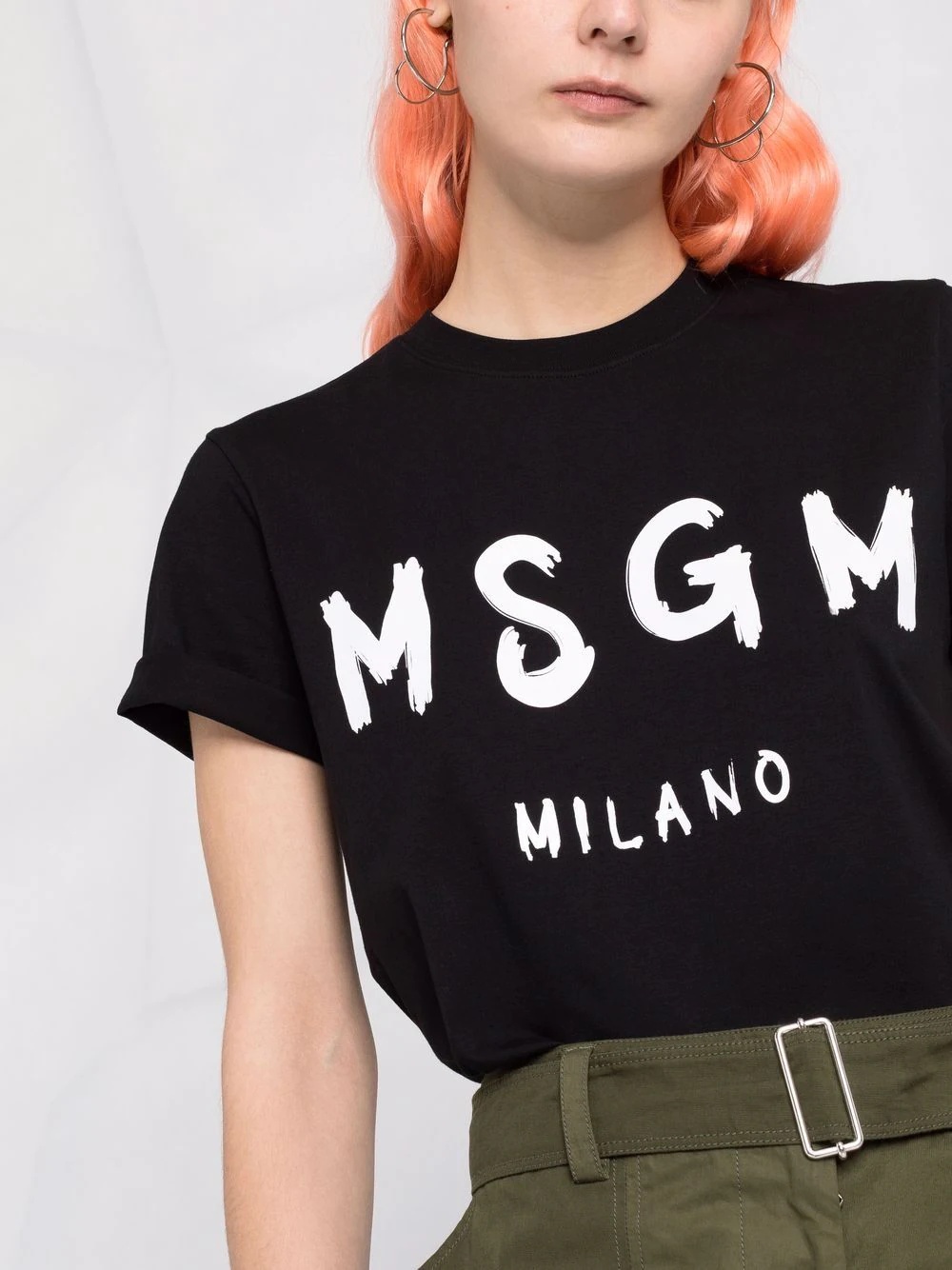 logo-print short-sleeved T-shirt - 3