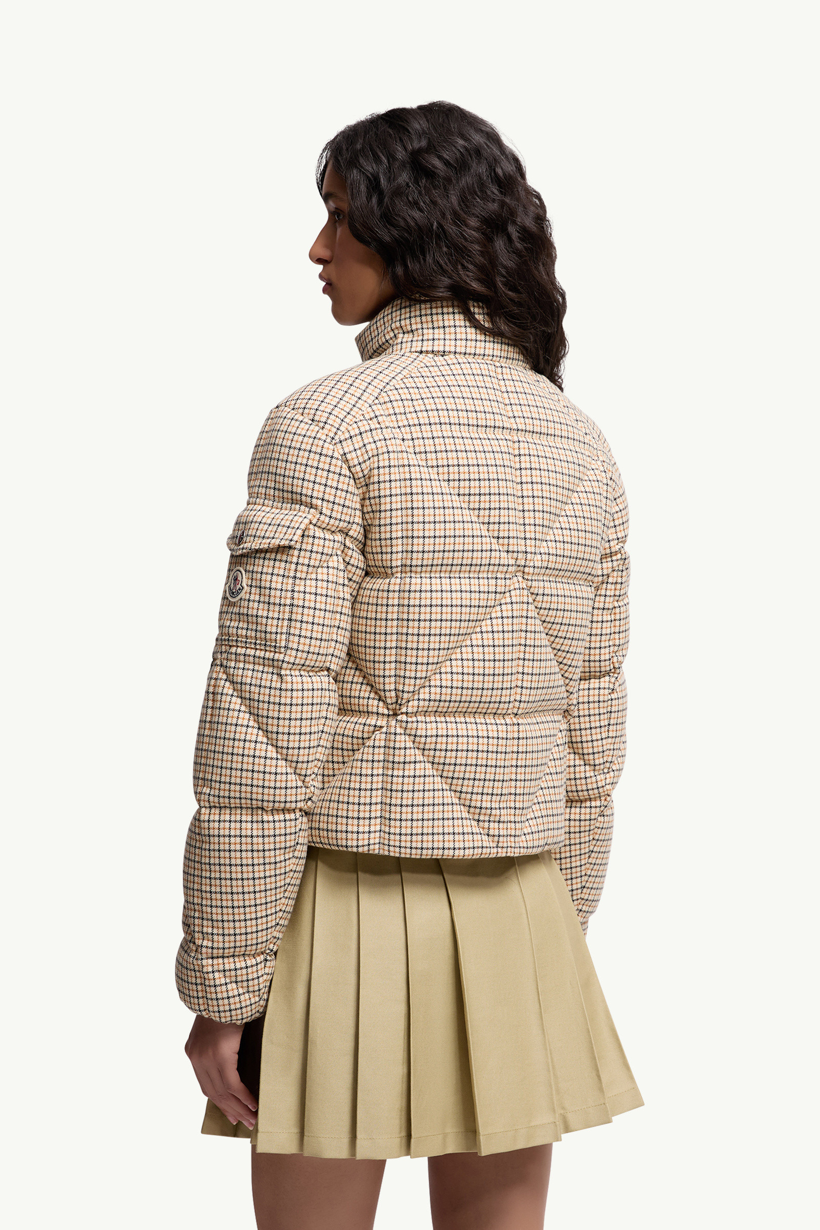 Keros Diamond-Quilted Wool Blend Short Down Jacket - 5