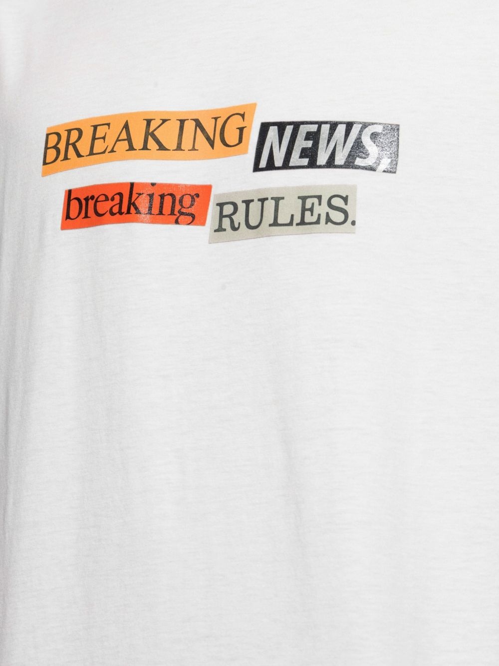 breaking news graphic t-shirt - 5