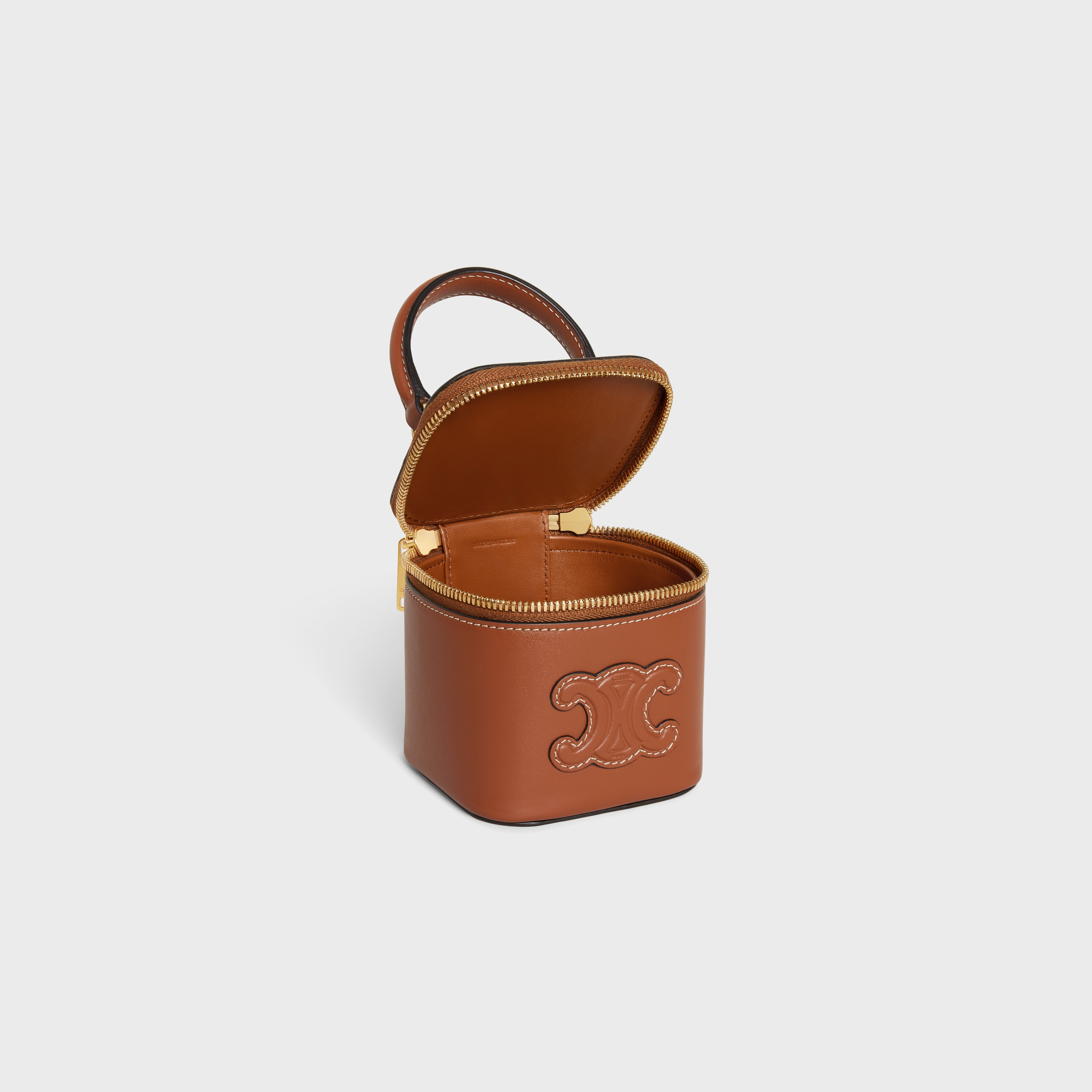 MINI VANITY CASE CUIR TRIOMPHE IN SMOOTH CALFSKIN - 4