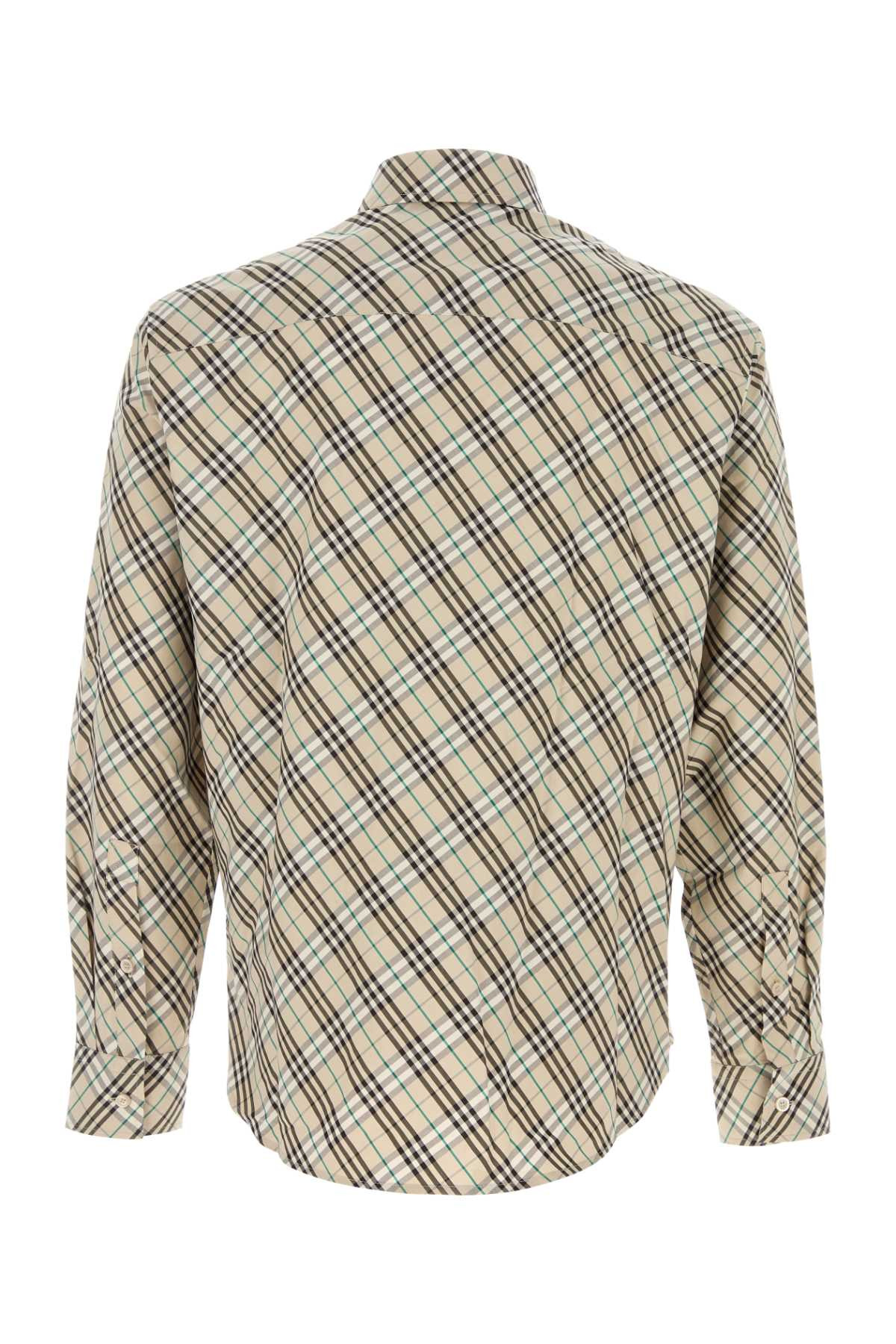 Burberry Men Embroidered Poplin Shirt - 2