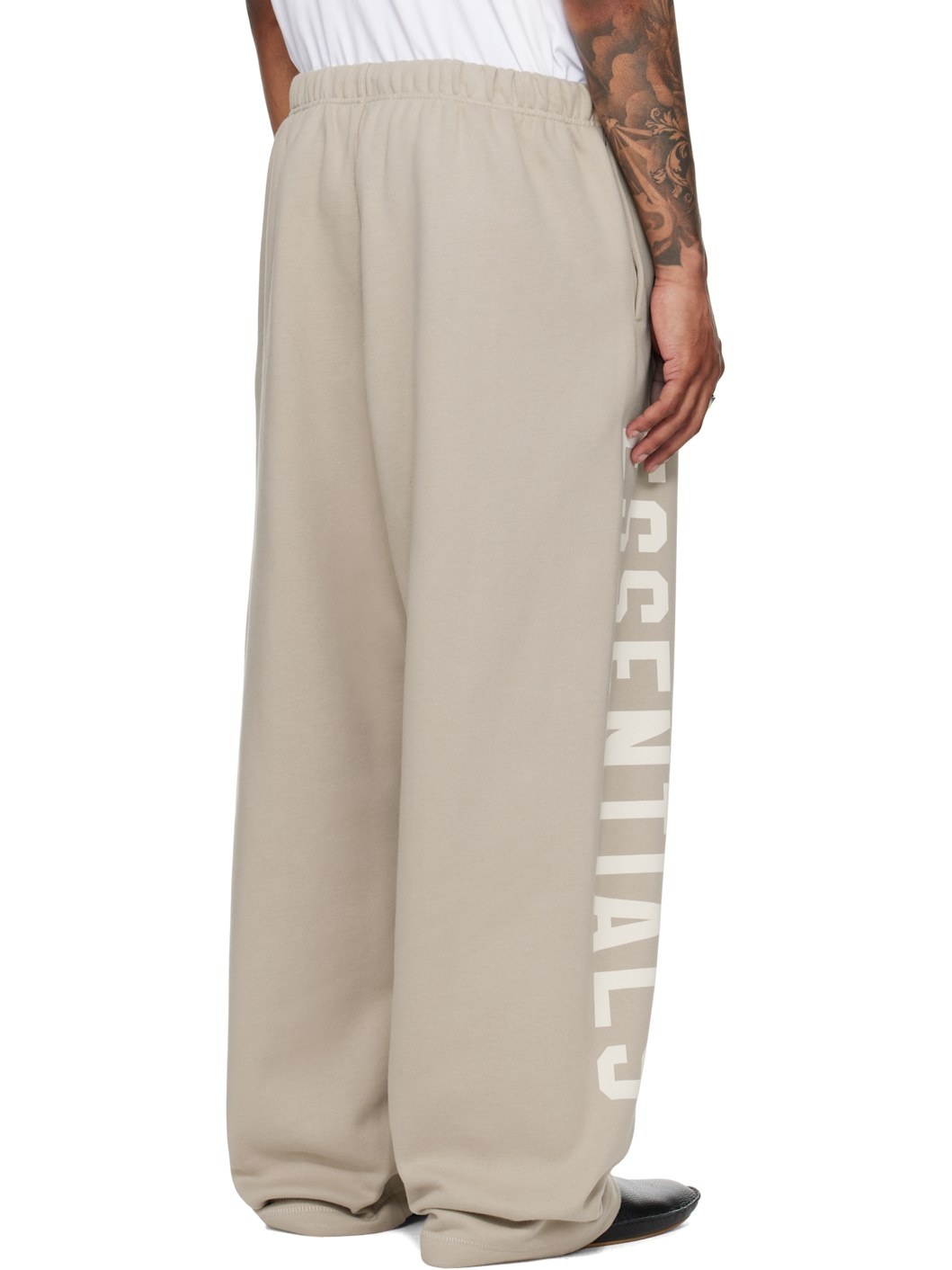 Taupe Lounge Fleece Sweatpants - 3