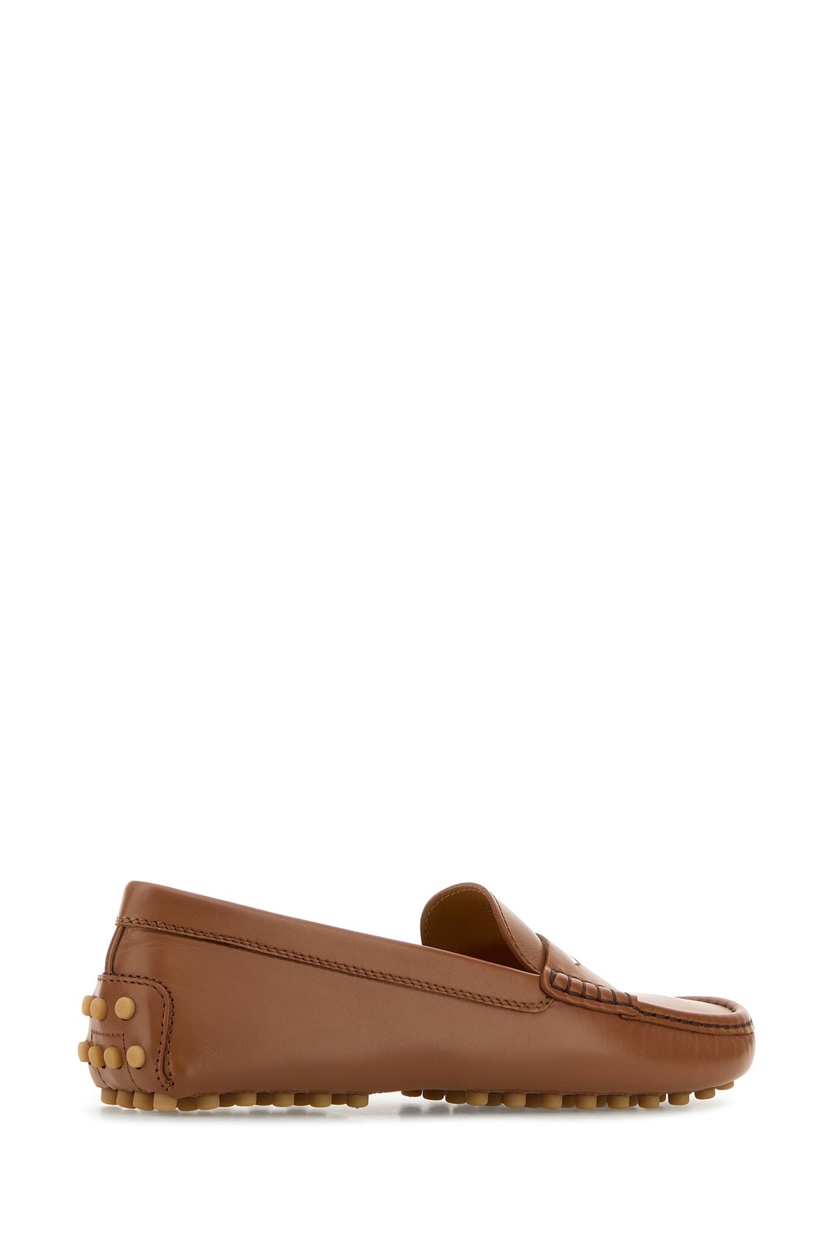 Caramel leather loafers - 3