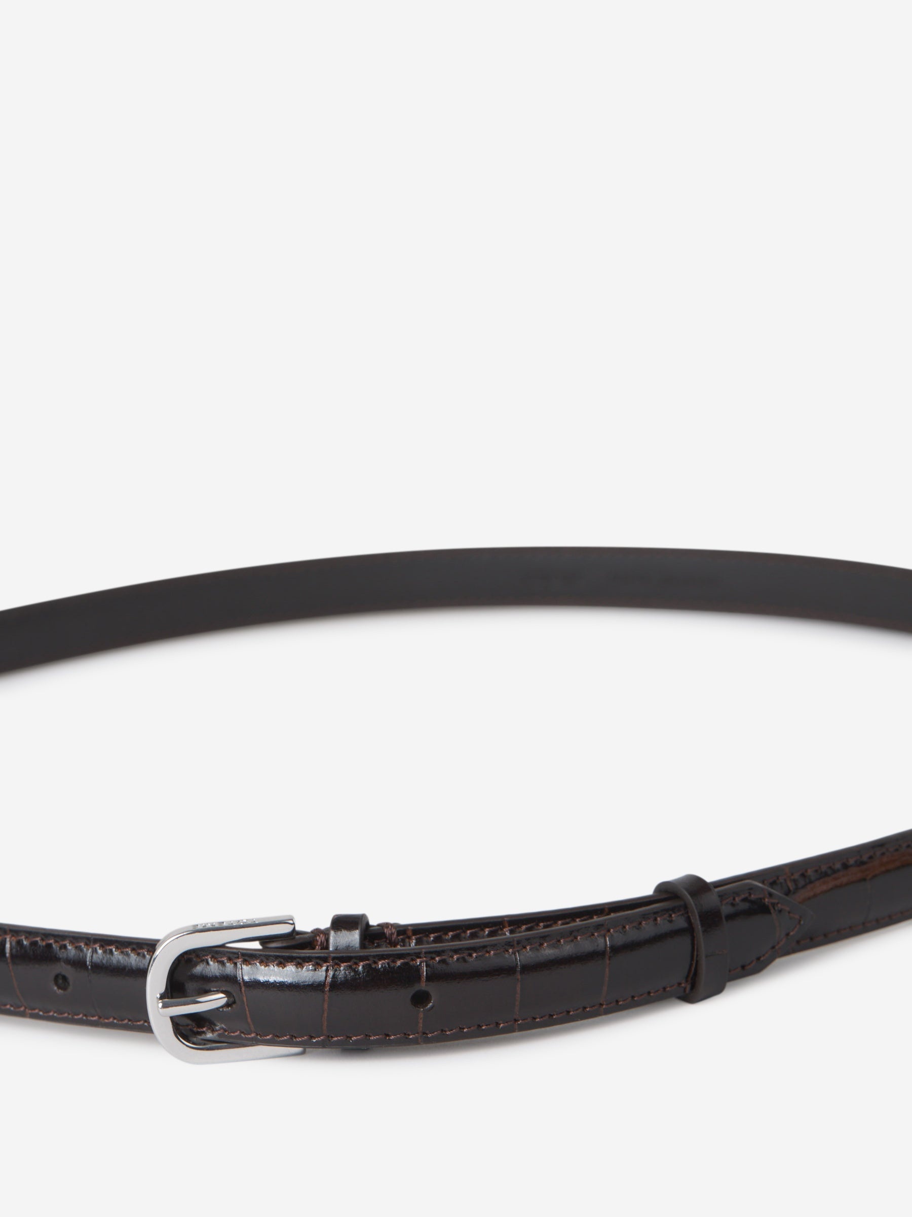 DOUBLE CLOSURE LEATHER BELT - 3