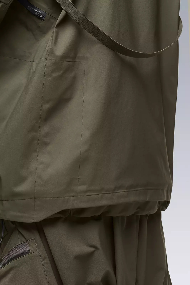 J1A-GTKR-RFM KR EX 3L Gore-Tex® Pro Interops Jacket RAF Green with size 5 WR zippers in matte black 32