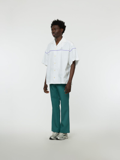 Kolor EMBROIDERED BOWLING SHIRT (WHITE) outlook