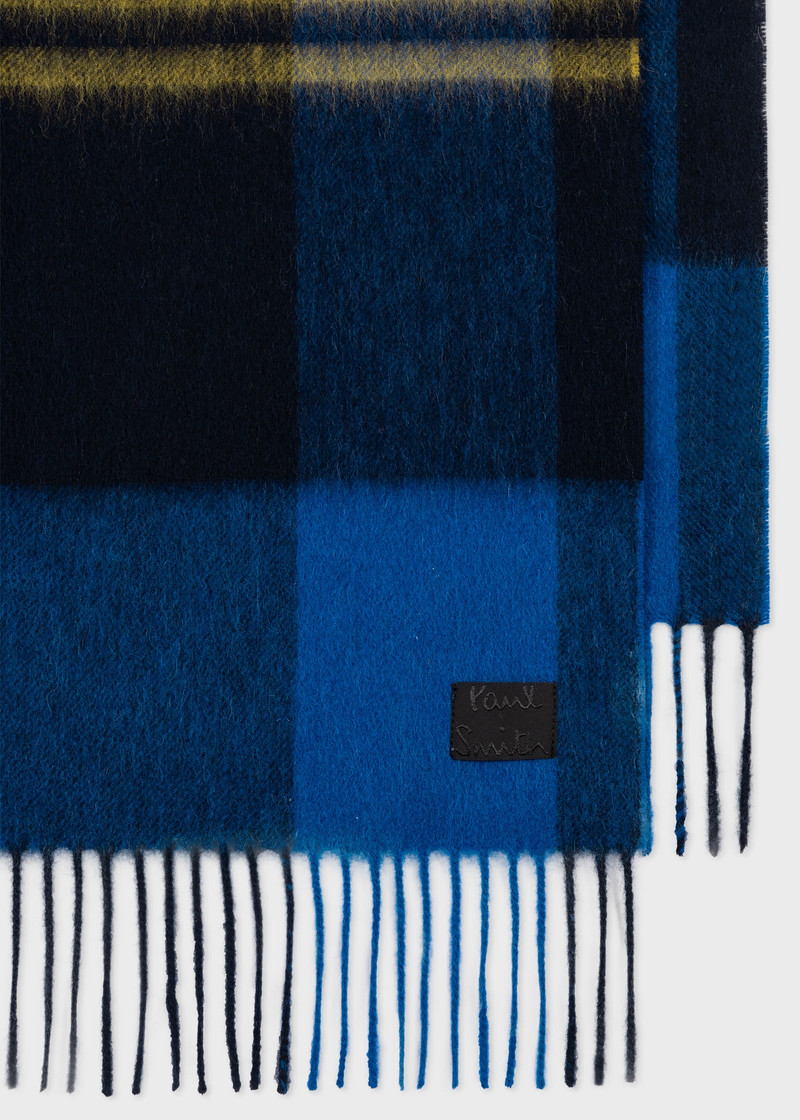 Paul Smith Lambswool Oversized Check Scarf outlook