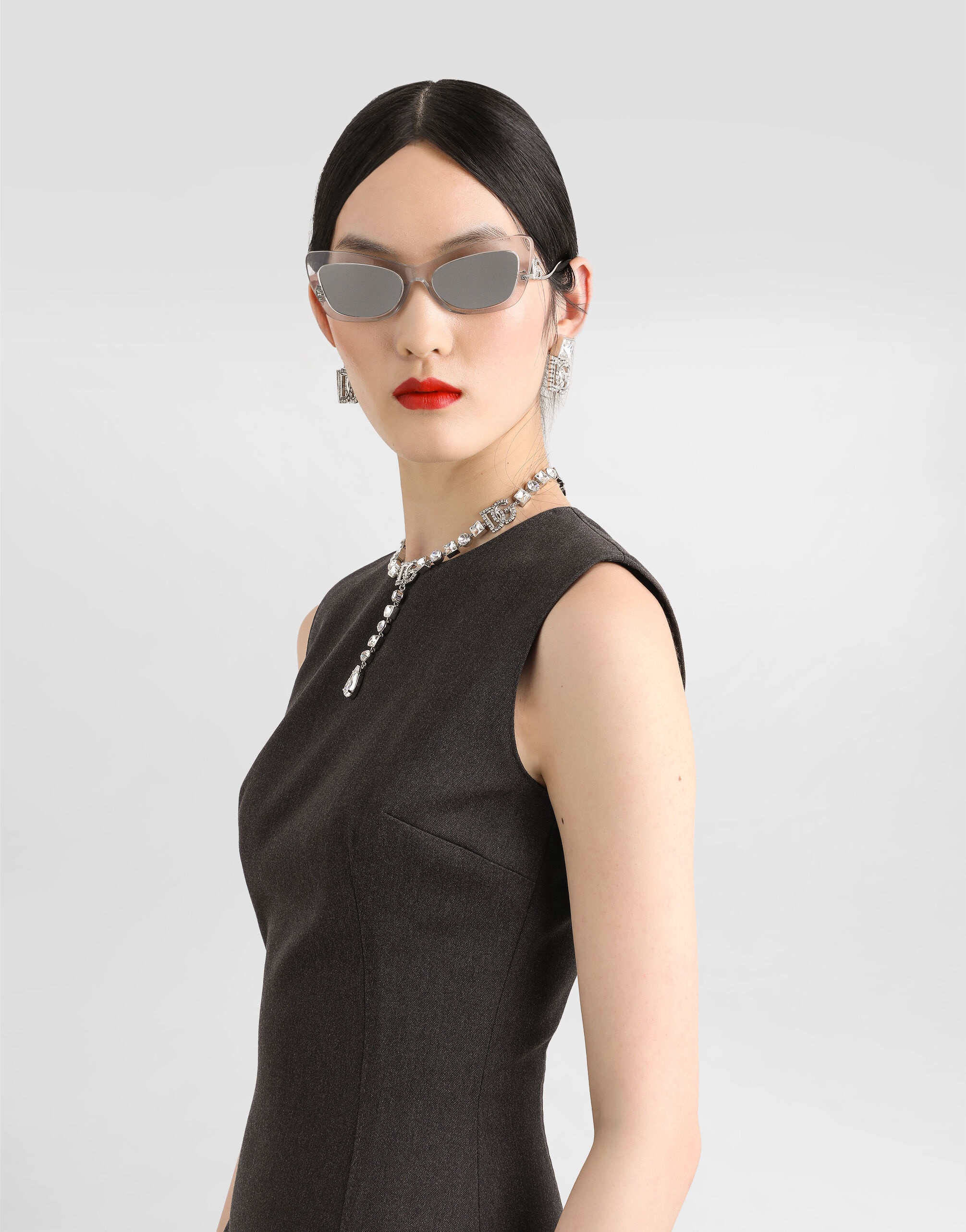 Woolen calf-length sheath dress - 4