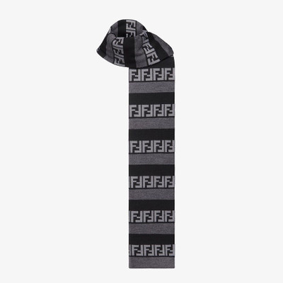FENDI Black wool scarf outlook