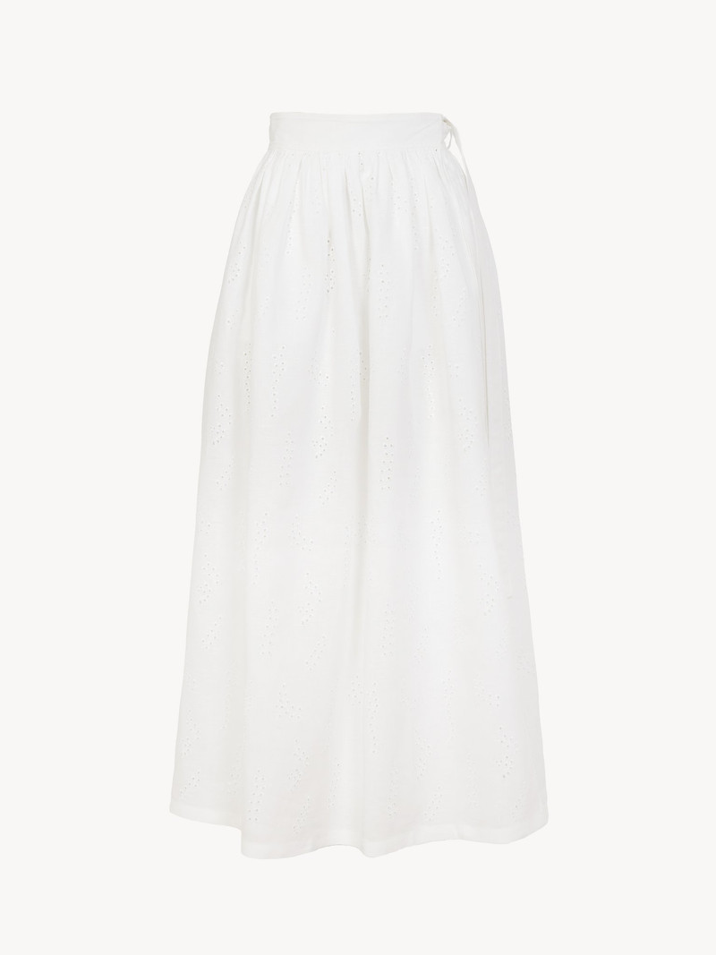 CHLOÉ X ERES PALOMA LONG WRAP SKIRT 3