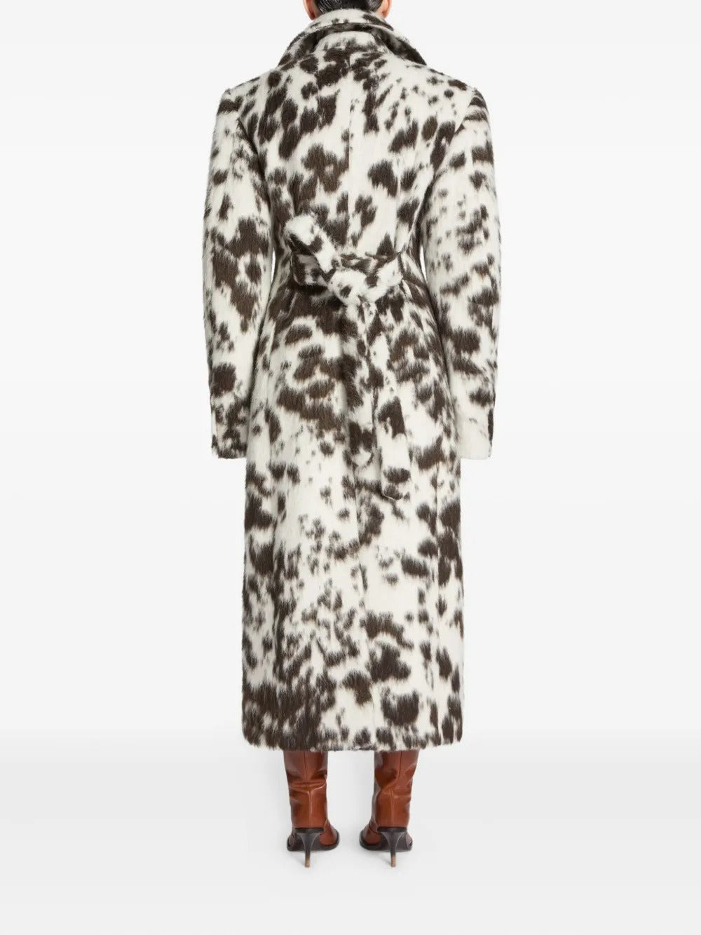 DRIES VAN NOTEN - Women Spotted Belted Coat - 3