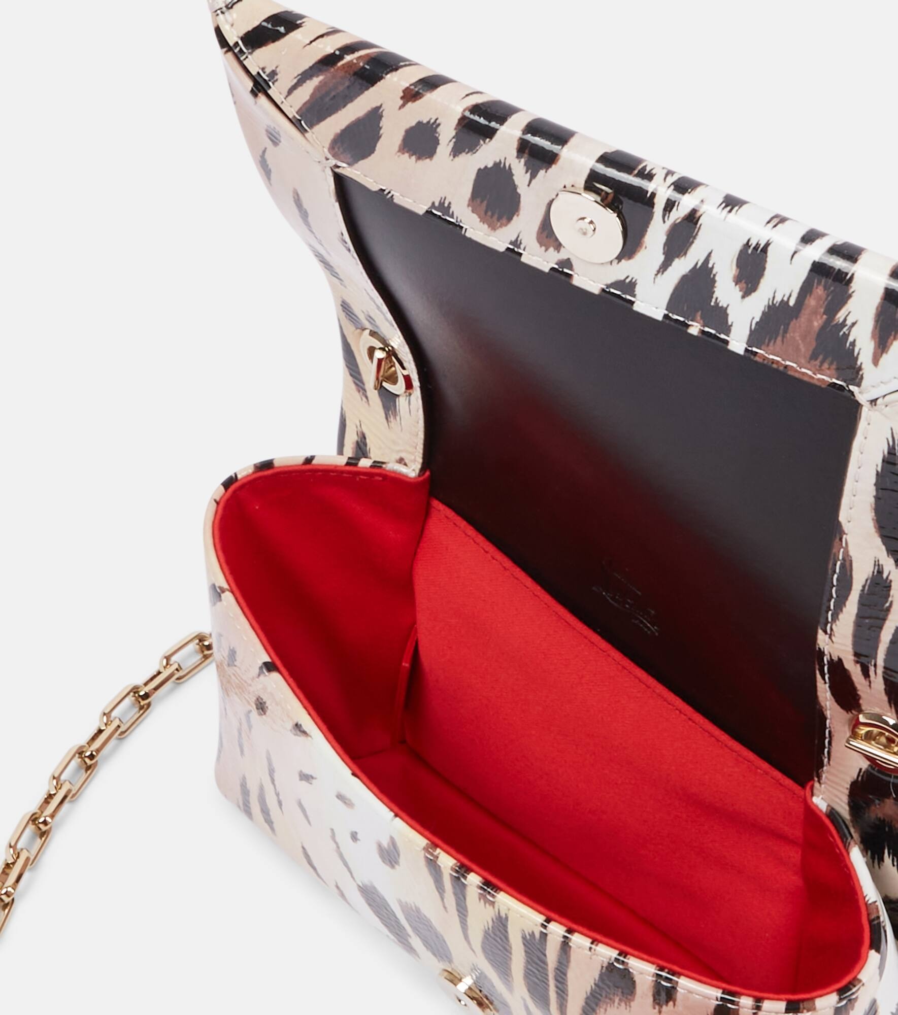 Loubi54 printed leather clutch - 3
