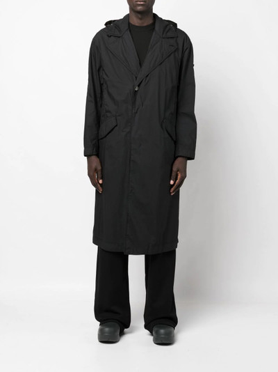 Stone Island Shadow Project panelled hooded trench coat outlook