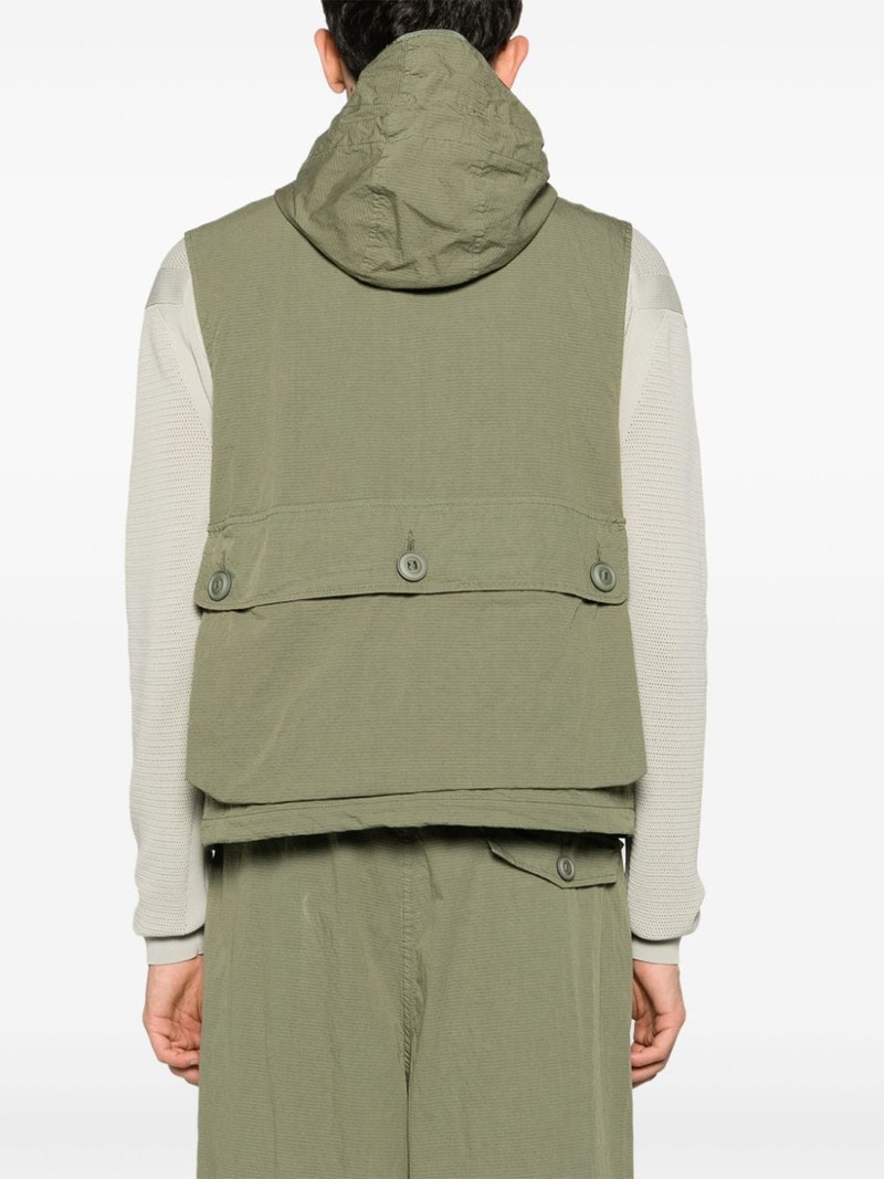 sleeveless ripstop hooded jacket 4