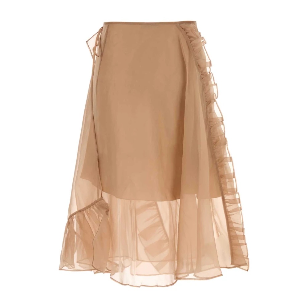 ミニスカート CECILIE BAHNSEN Women Mini Skirts 424RTW17013 CHESTNUT PINK Cecilie Bahnsen: Women's Wrap Skirt (Chestnut) | DSMNY E-SHOP
