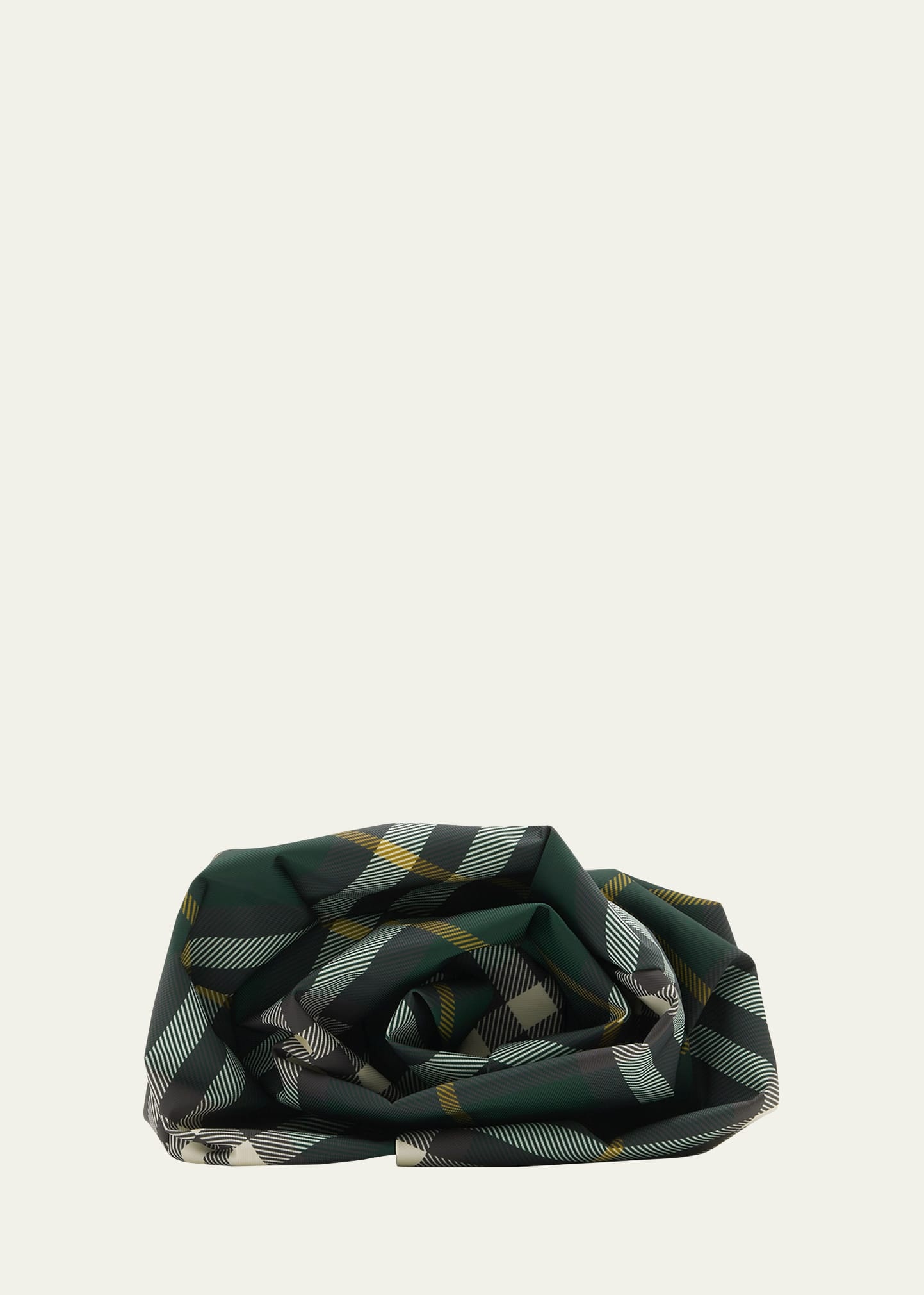 Rose Check Clutch Bag - 1