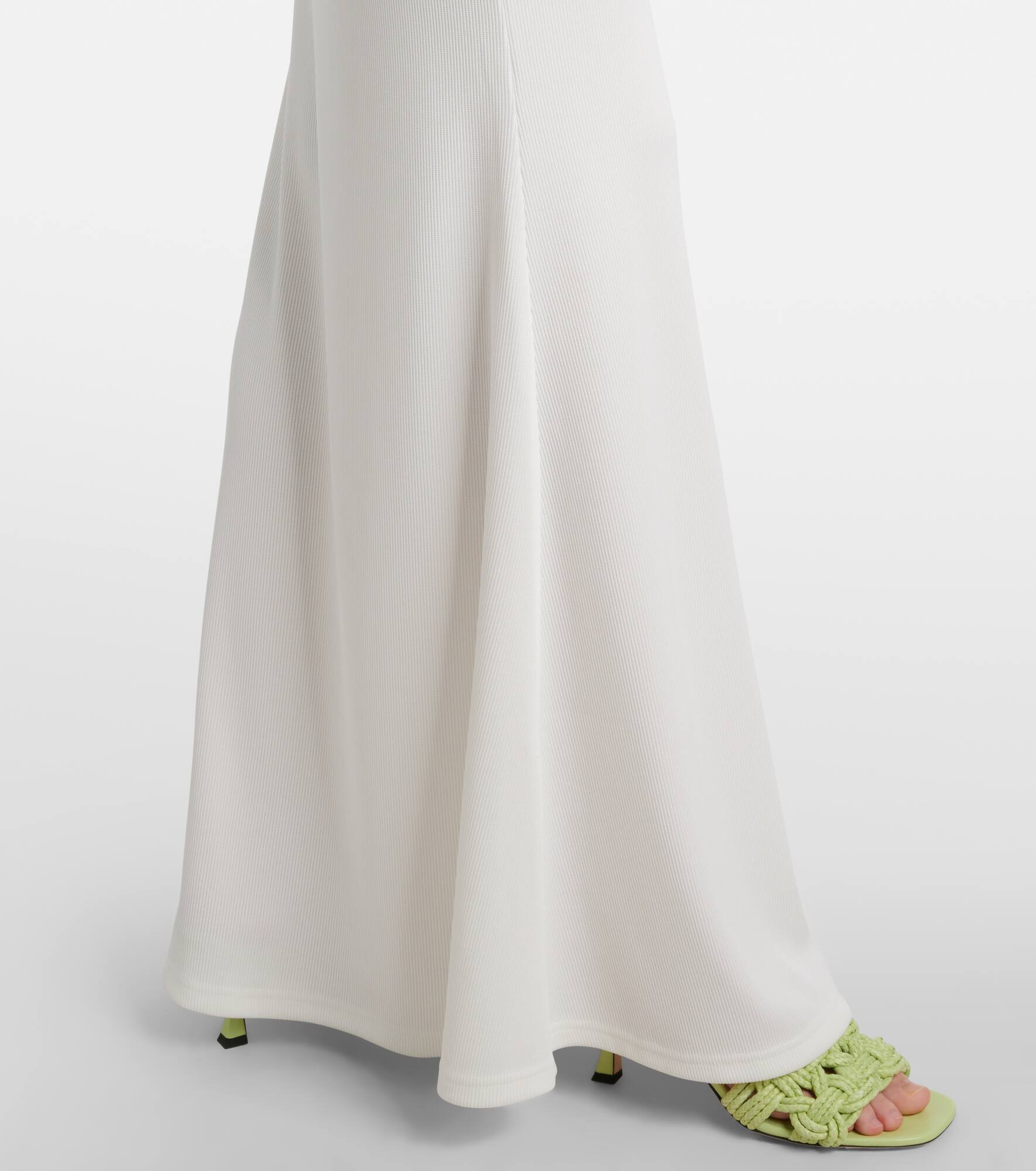 Crystal Pin Cutaway embellished maxi dress - 6