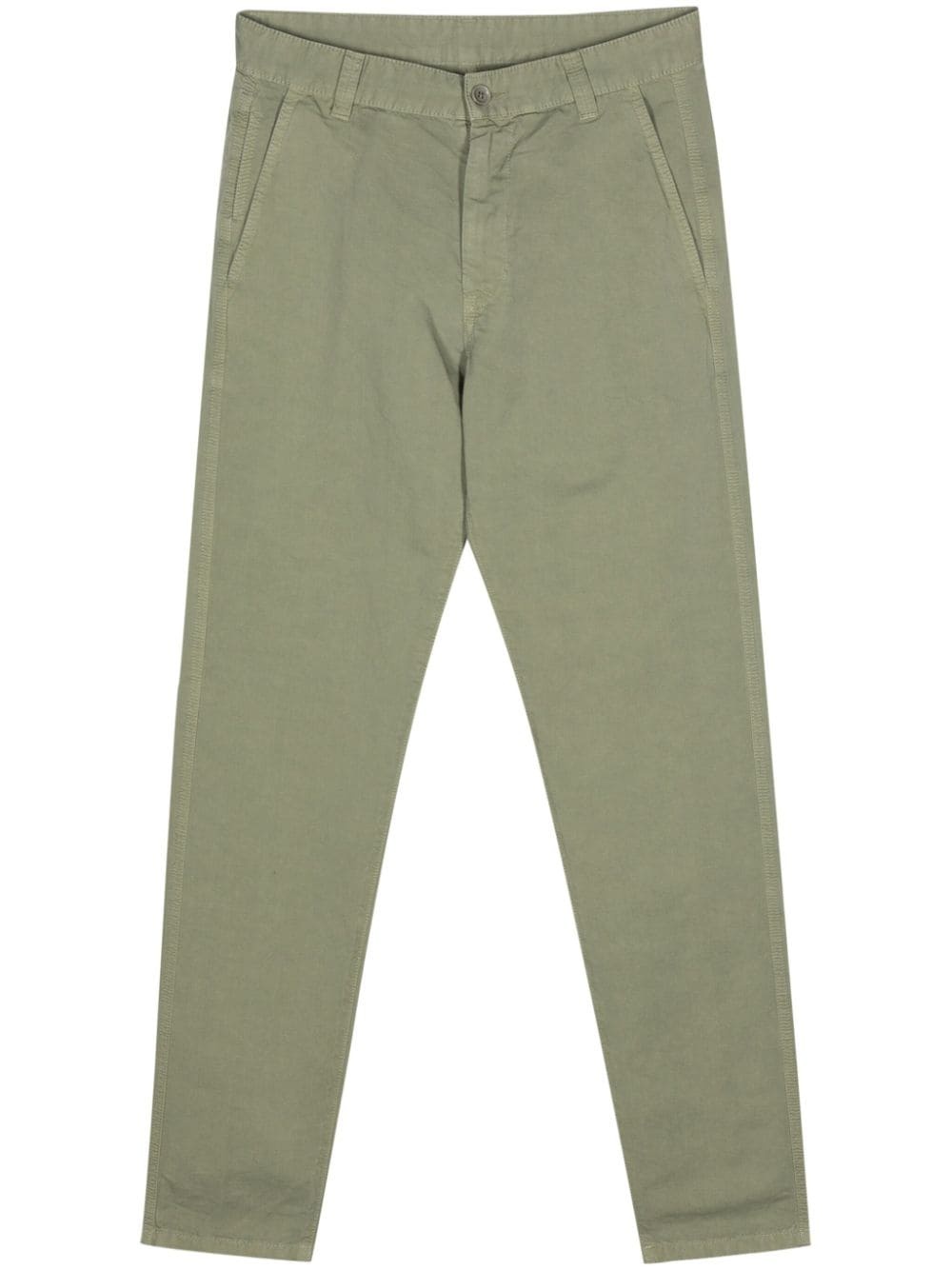 slub-texture trousers - 1