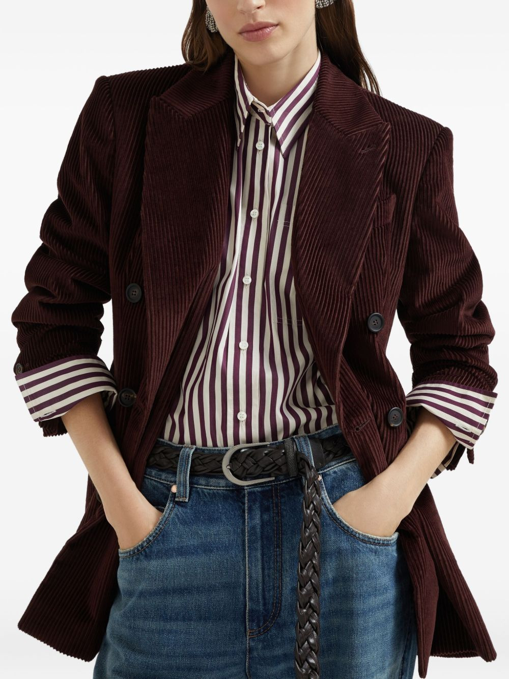 double-breasted blazer - 3