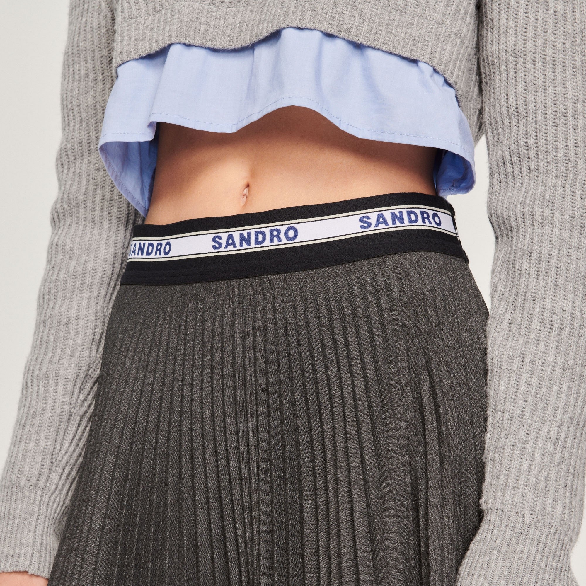Short pleated skirt - 4