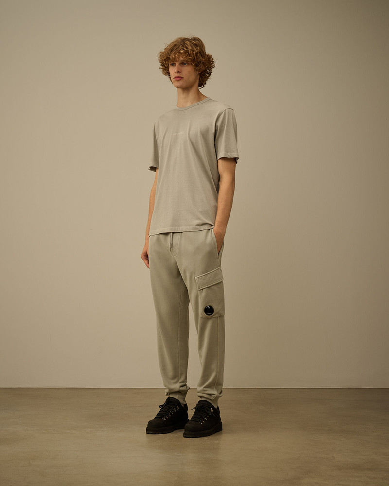 C.P. Company 24/1 Jersey Short Sleeve Resist Dyed Logo T-Shirt outlook