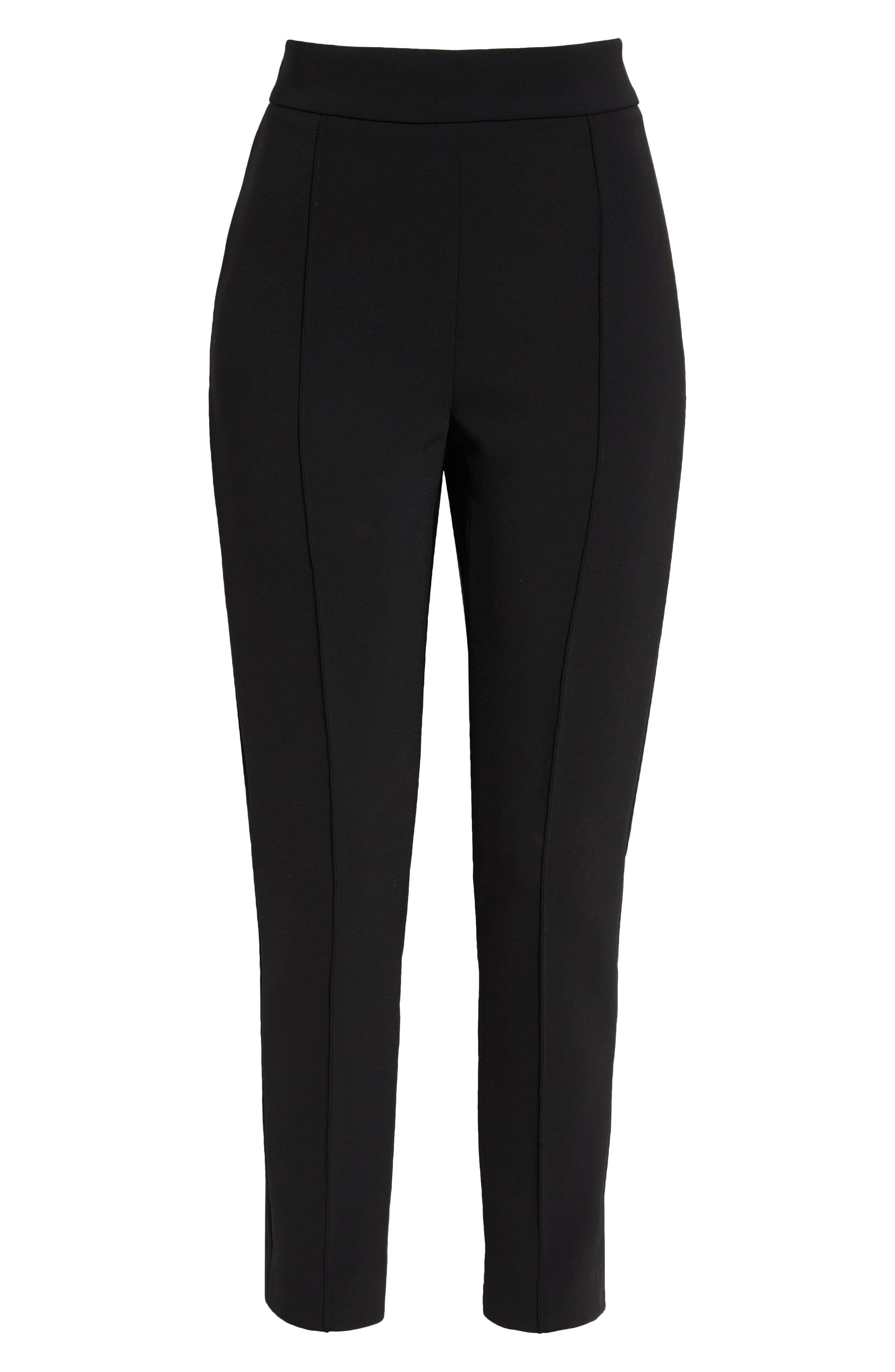 Carolina Herrera High Waist Skinny Ankle Pants in Black at Nordstrom - 6