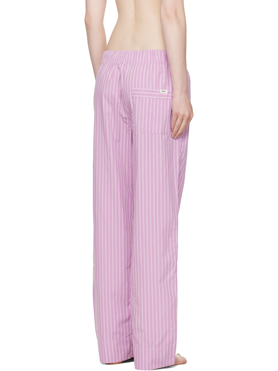 Pink Poplin Pyjama Pants - 3