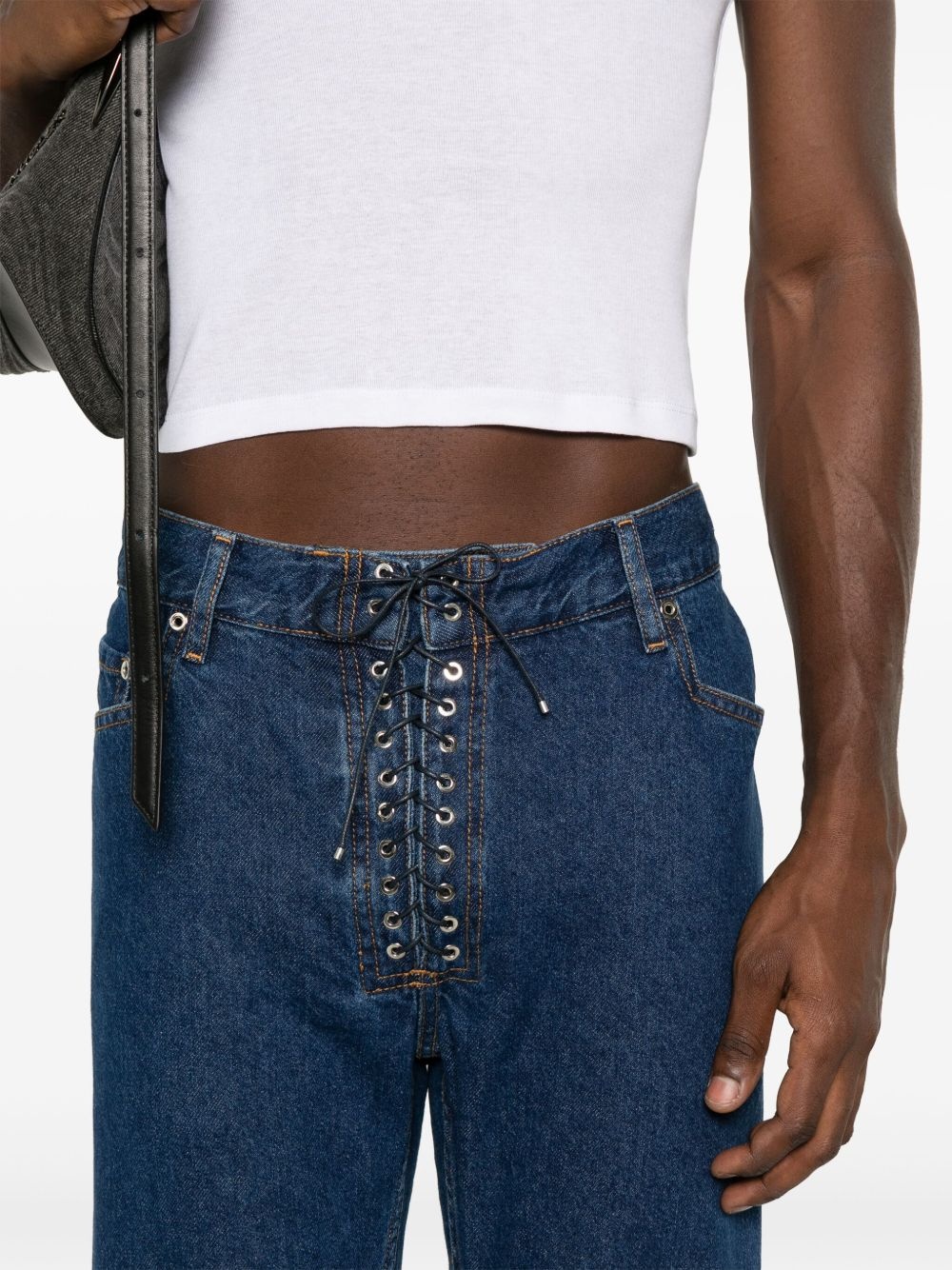 Steve lace-up jeans - 9