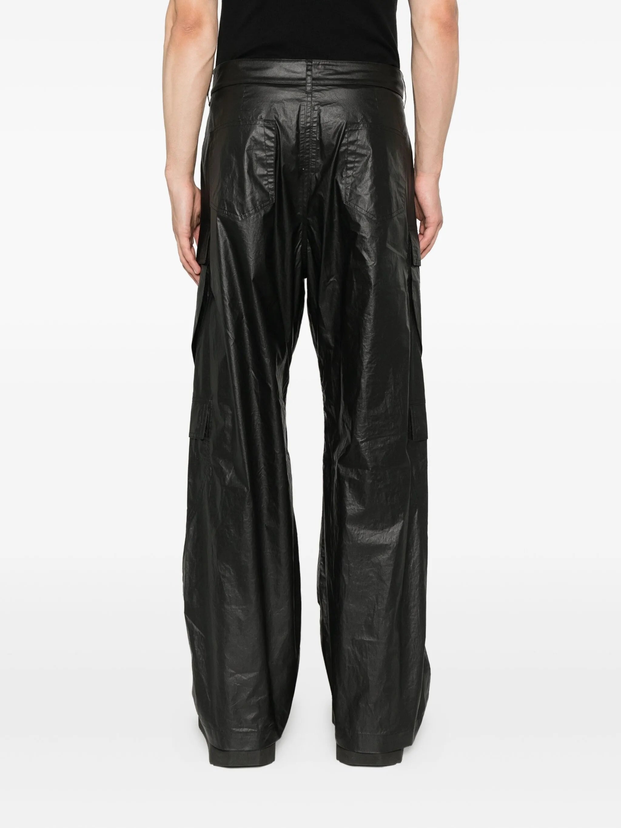 Rick Owens Cargo-pocket Cotton-blend Trousers - 4