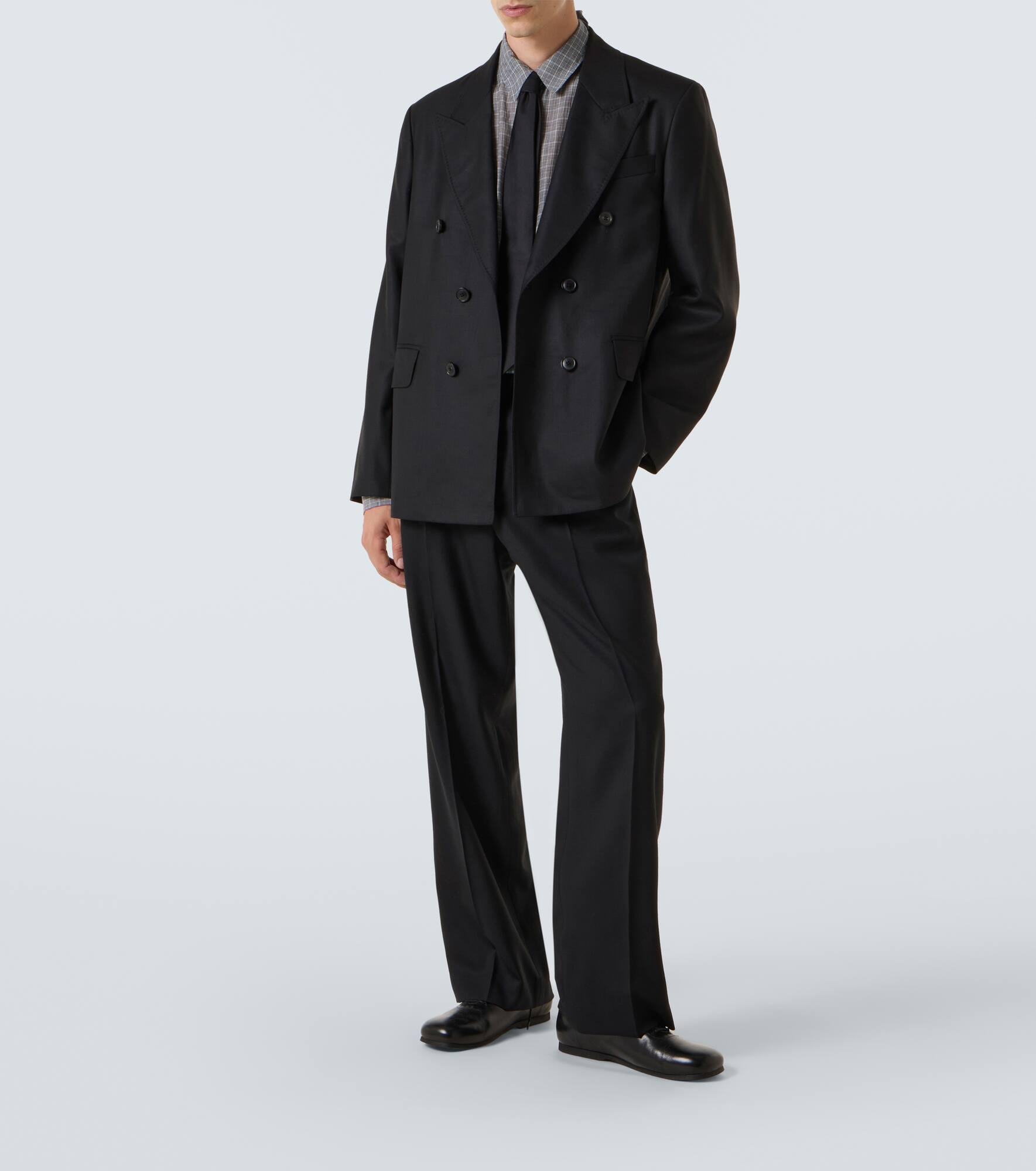 Unconstructed wool blazer - 2