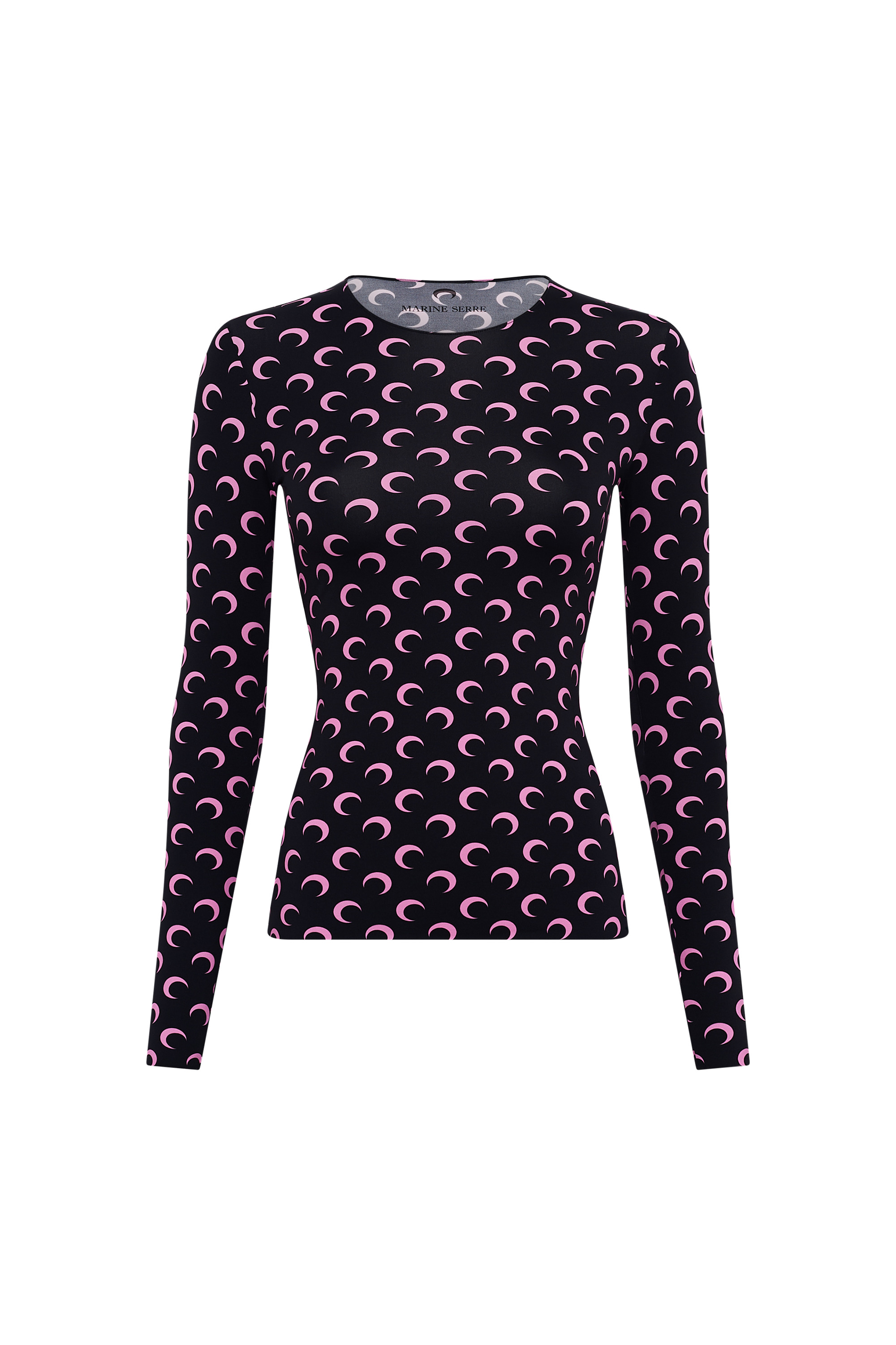 Moon Printed Jersey Ls Crewneck Top - 1