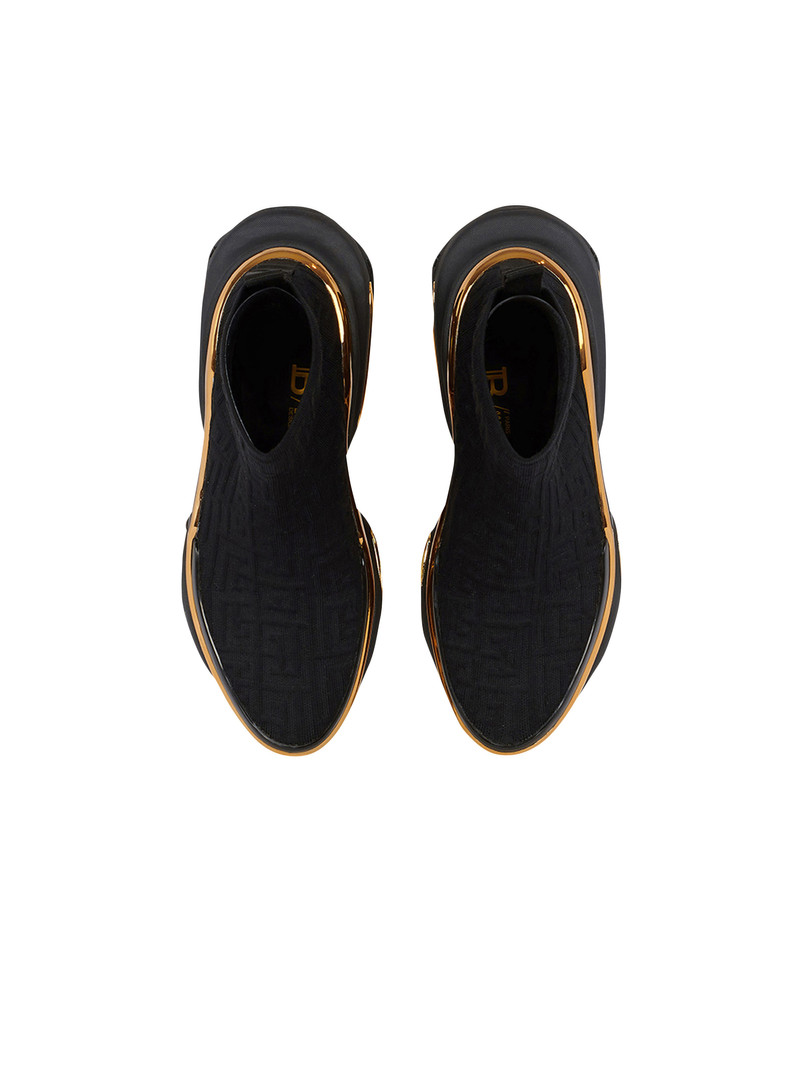 B-Bold high-top mesh trainers 3