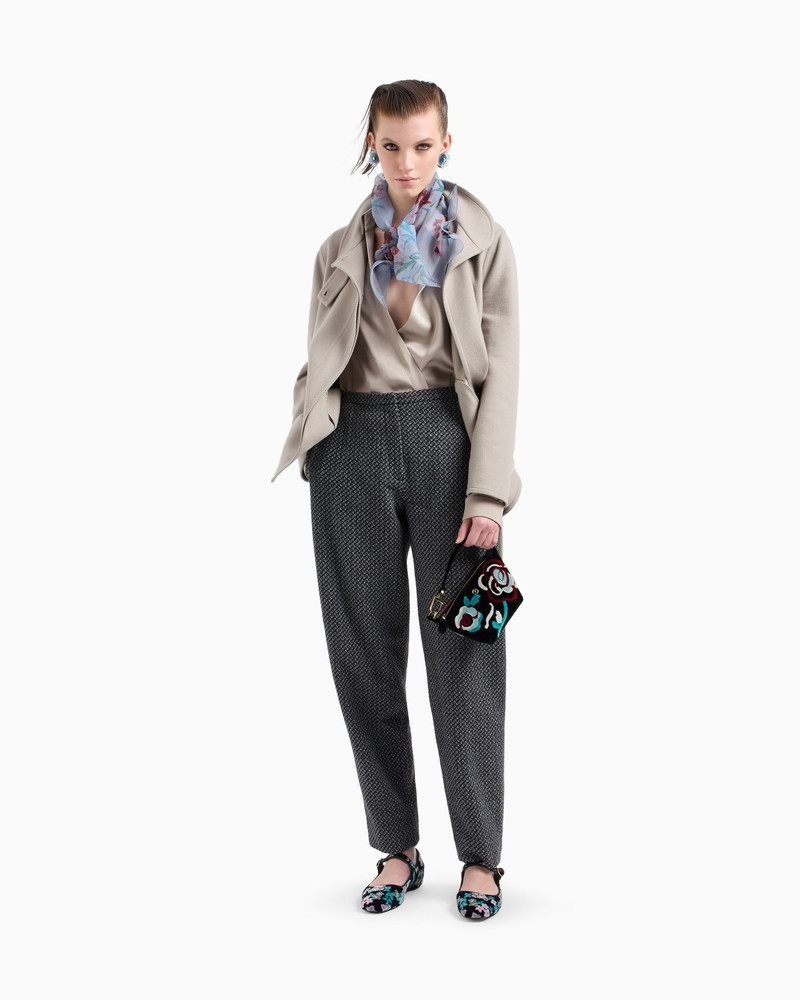 LA PRIMA SOFT MINI HOBO BAG IN EMBROIDERED VELVET 6