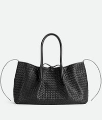 トートバッグ BOTTEGA VENETA BLACK LEATHER PINACOTECA SHOPPING BAG Bottega Veneta Black Pinacoteca bag | TheDoubleF