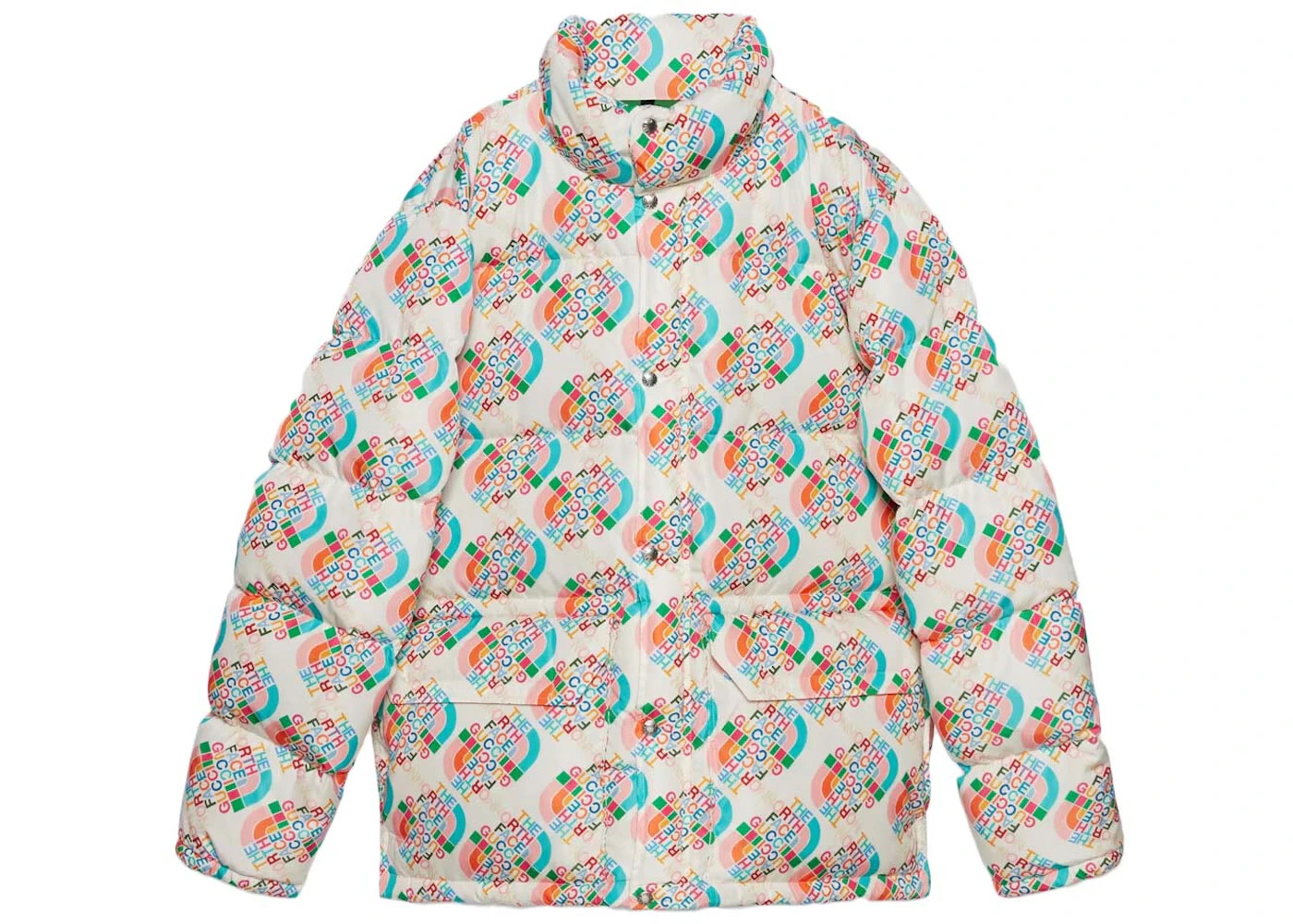 Gucci x The North Face Down Jacket Ivory/Multicolor - 2