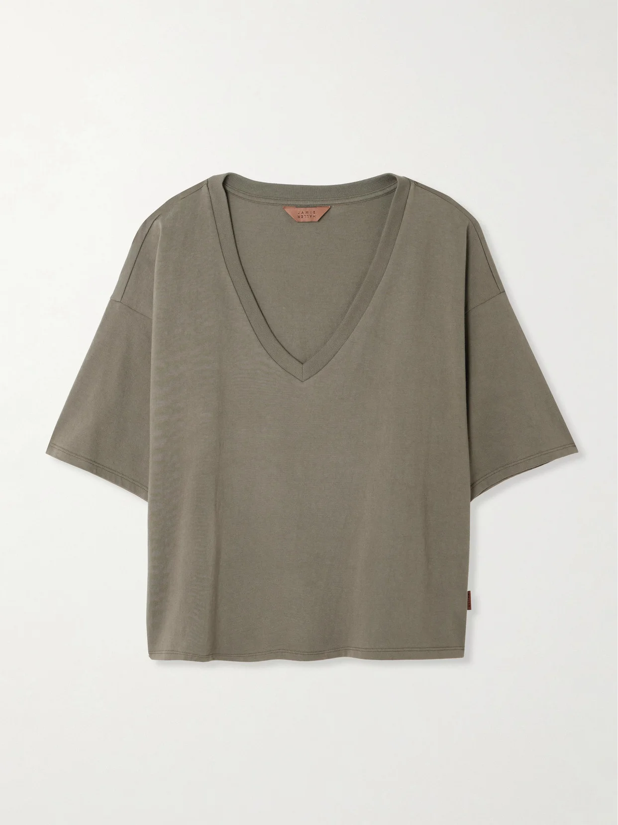 The V Tee Oversized Cotton-jersey T-shirt - 1