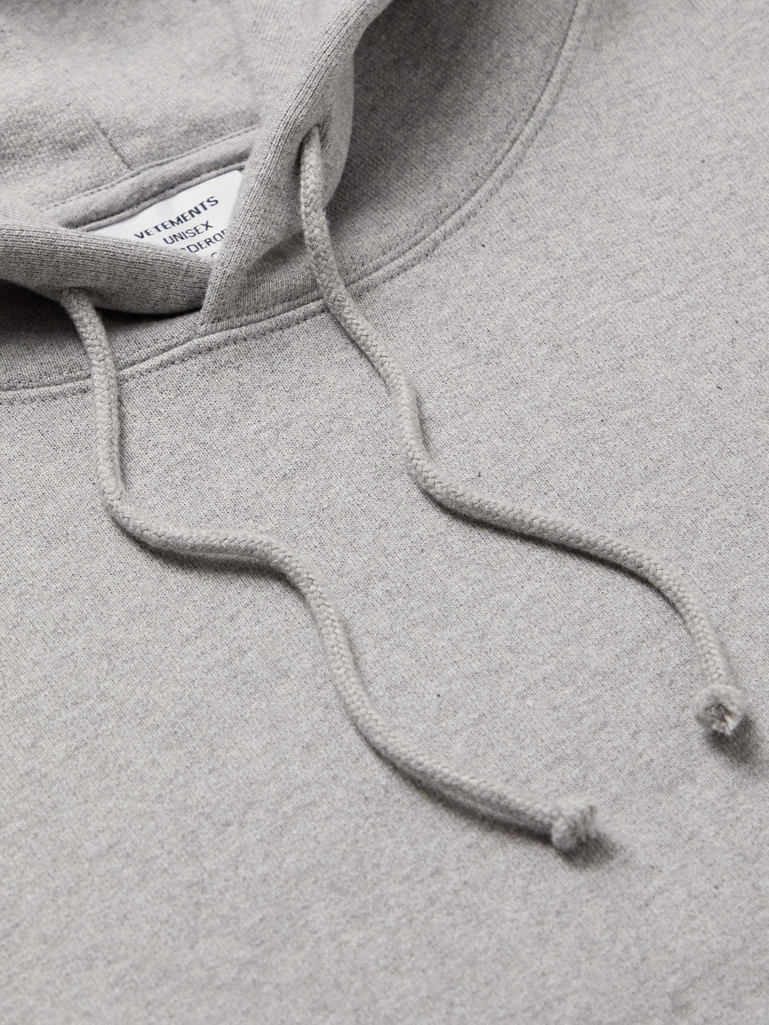 Oversized Logo-Print Cotton-Blend Jersey Hoodie