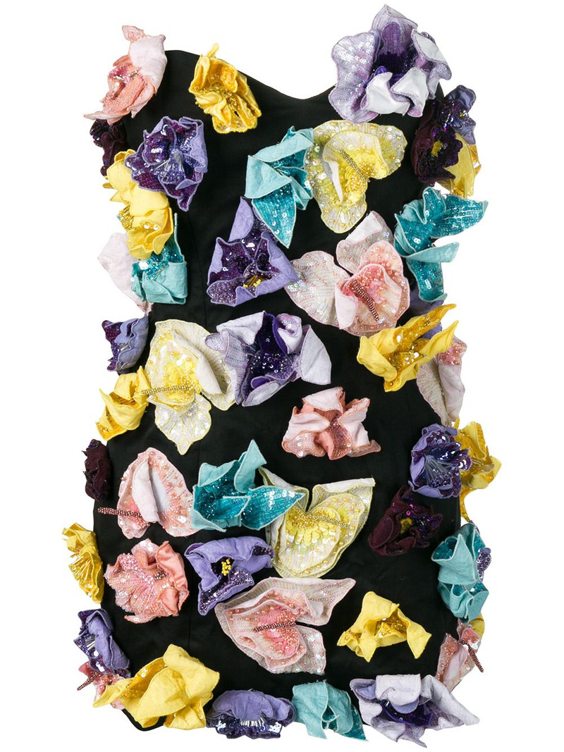 strapless embellished mini dress 1