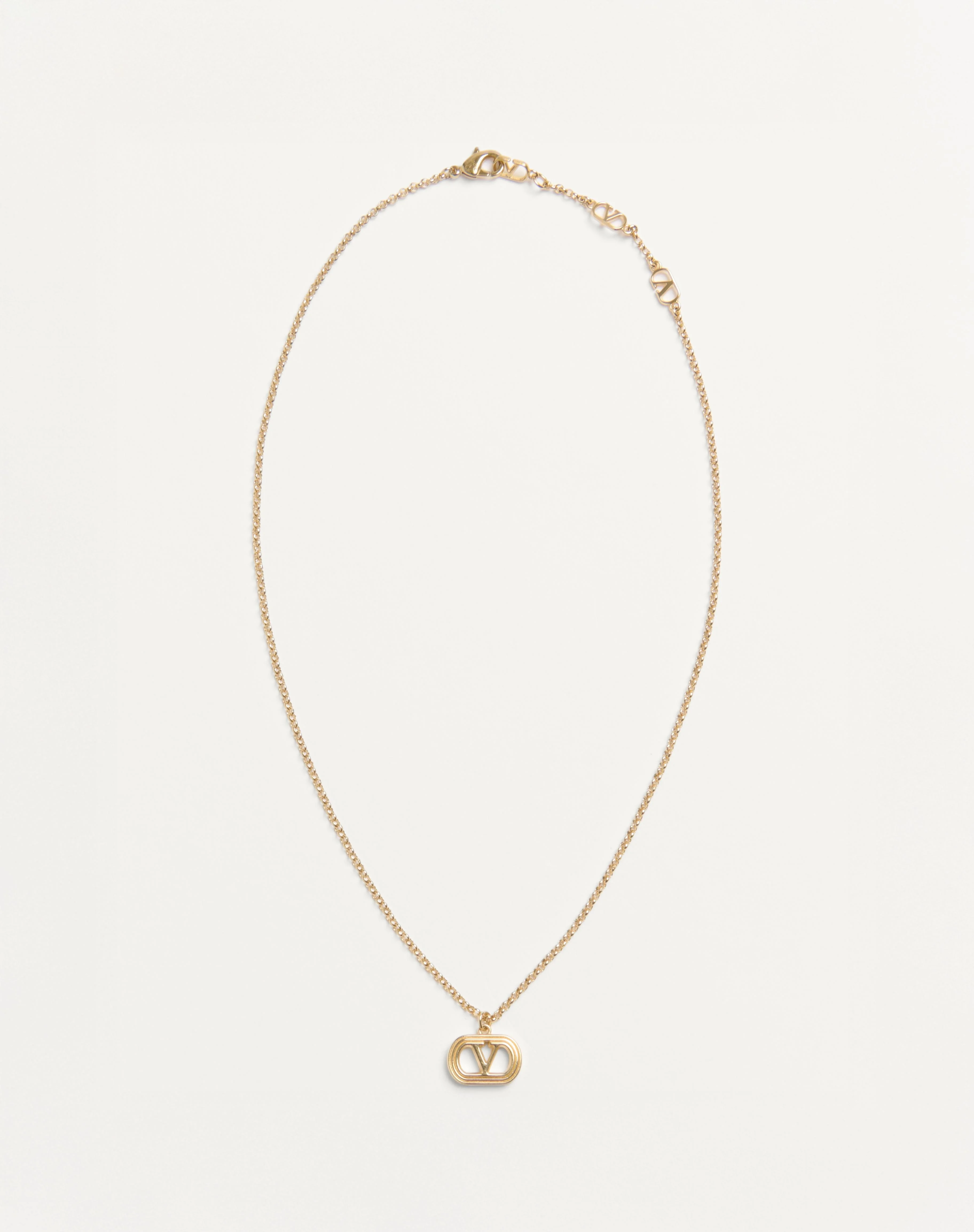 OVAL METAL NECKLACE - 1