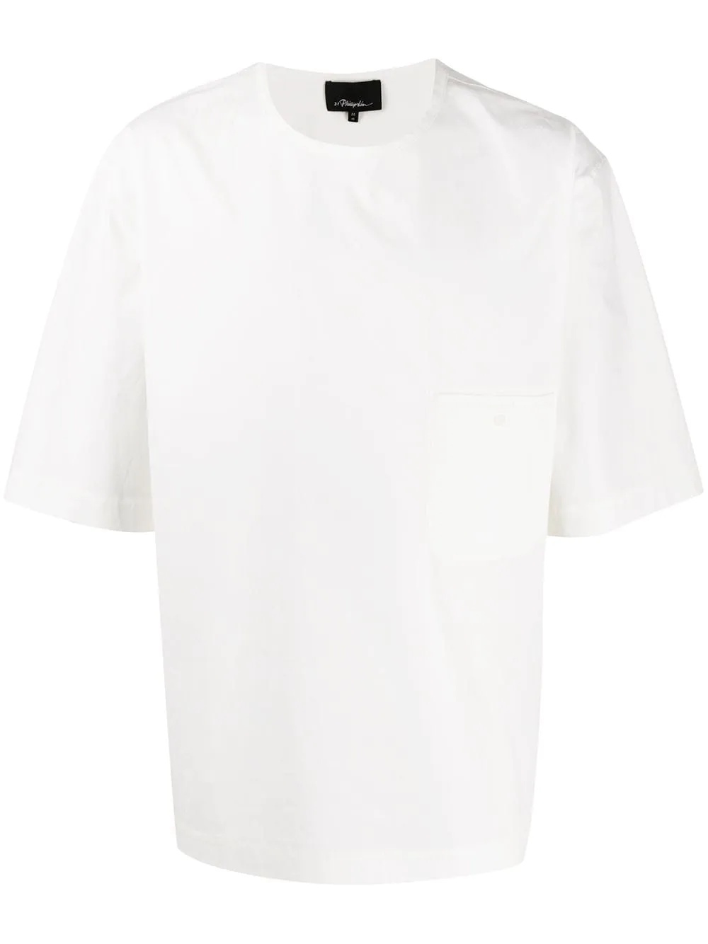 boxy washed T-shirt - 1