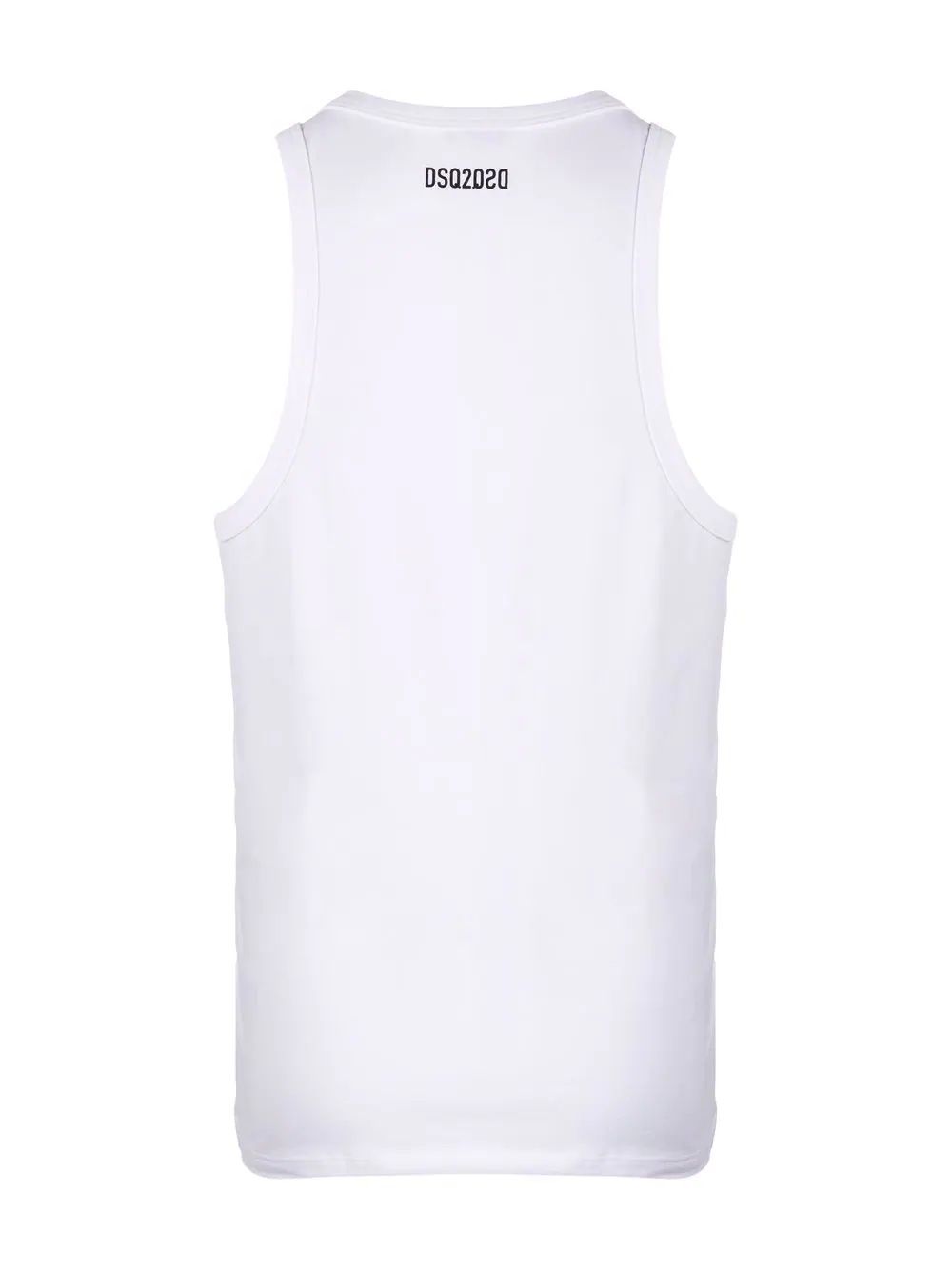 logo-print vest top - 2