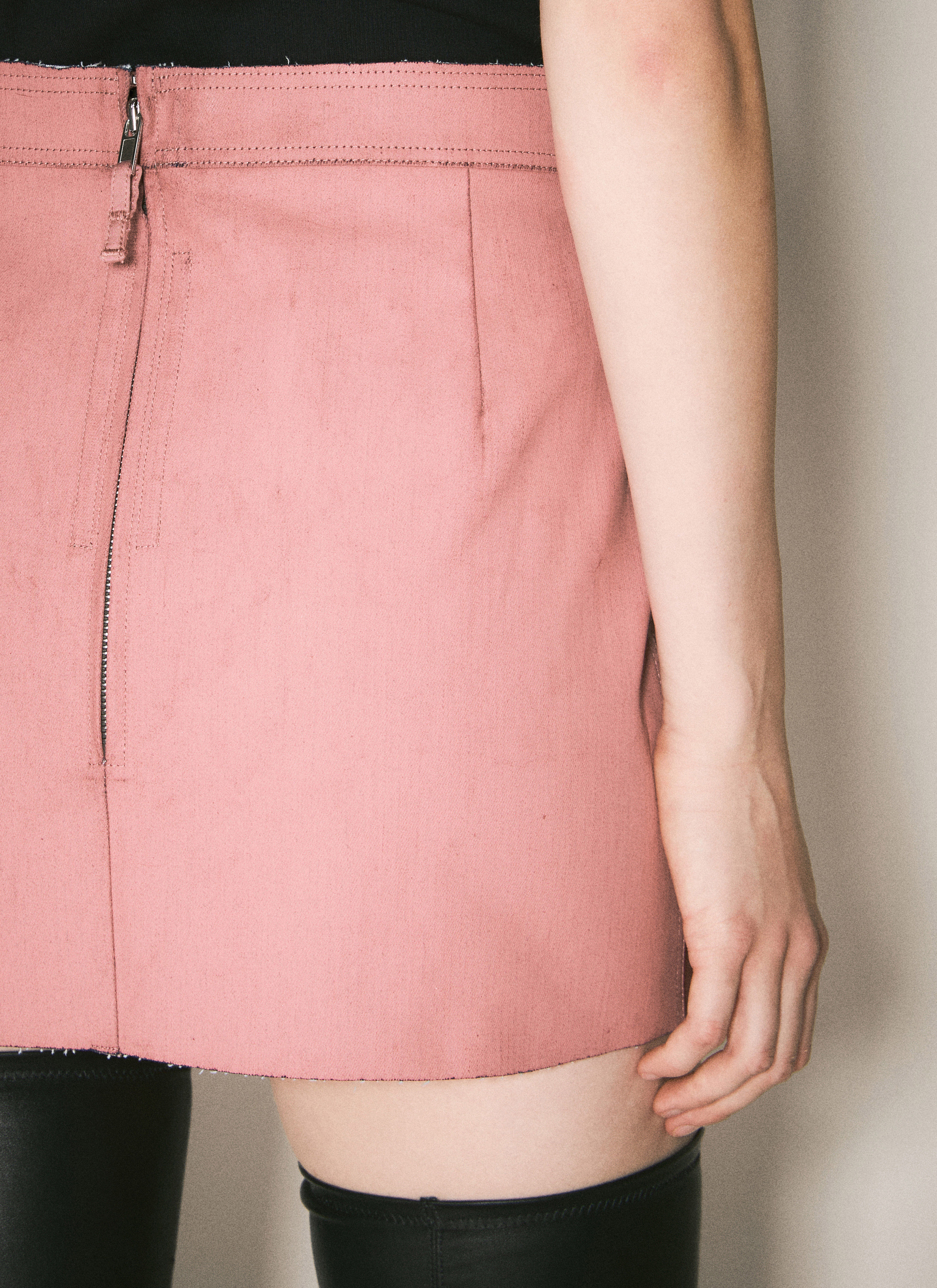 Coated Mini Skirt - 4