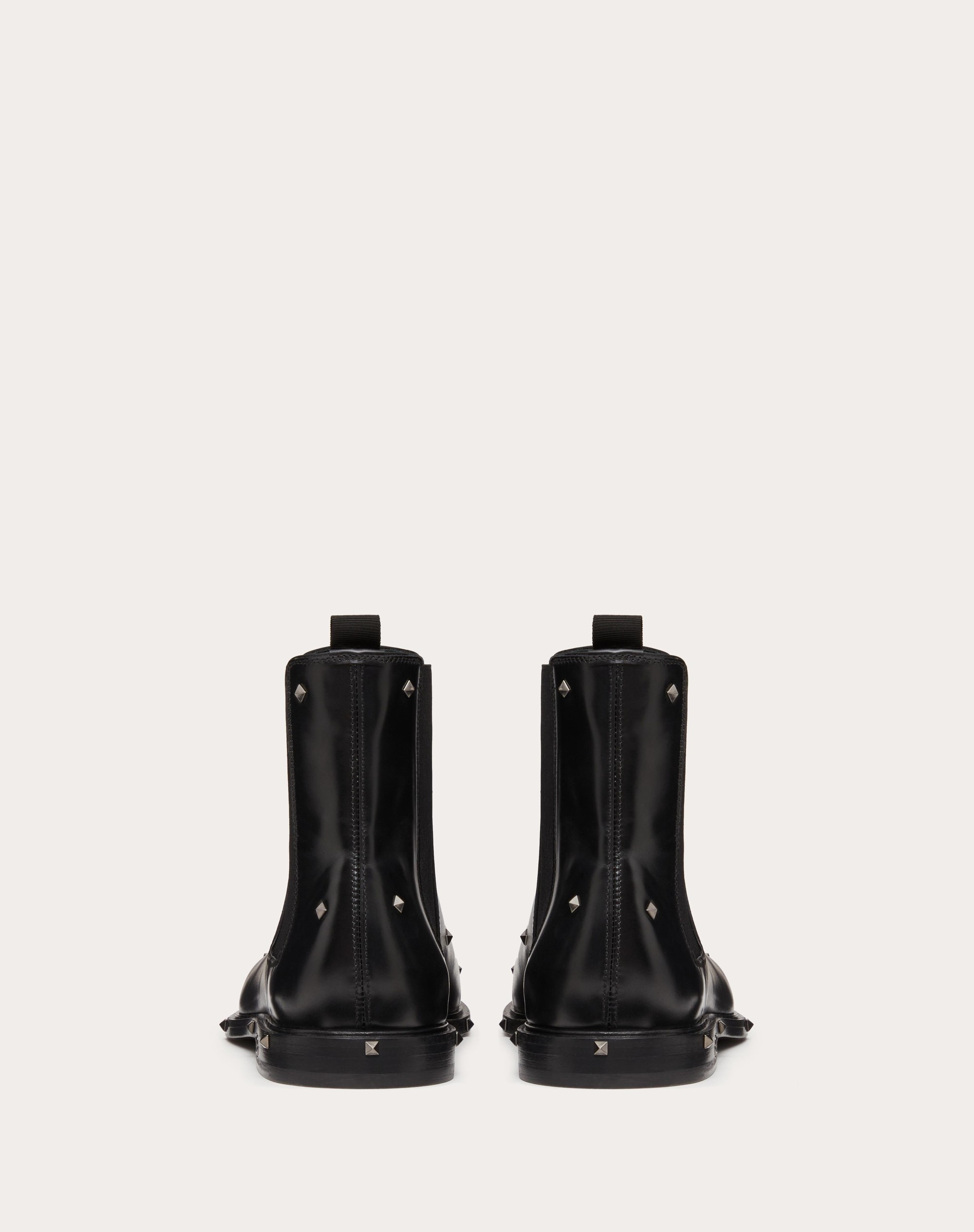ARISTOPUNK STUD CALFSKIN ANKLE BOOT - 3