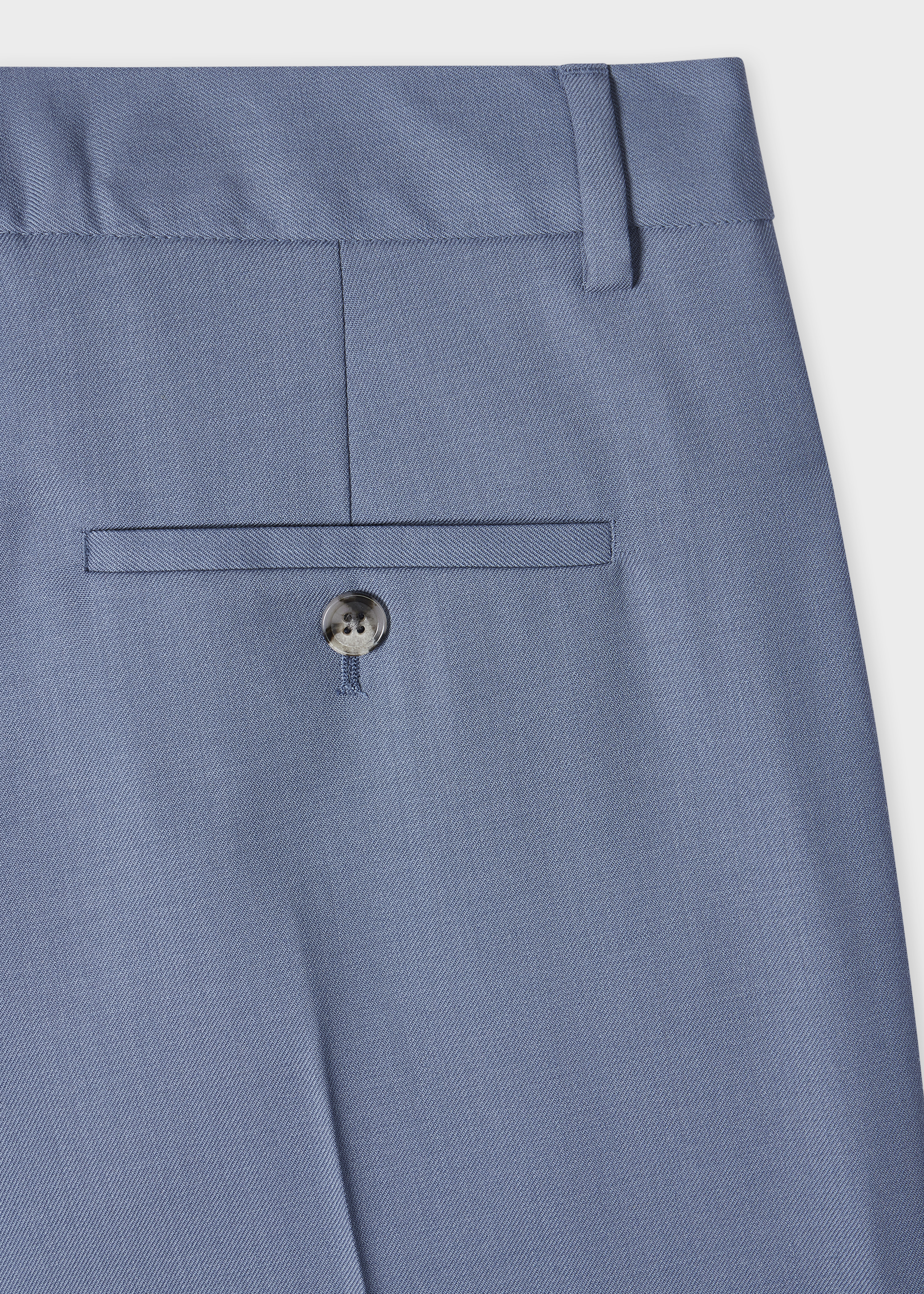 Women's A Suit To Travel In - Steel Blue Wool Double Breasted Suit - 6