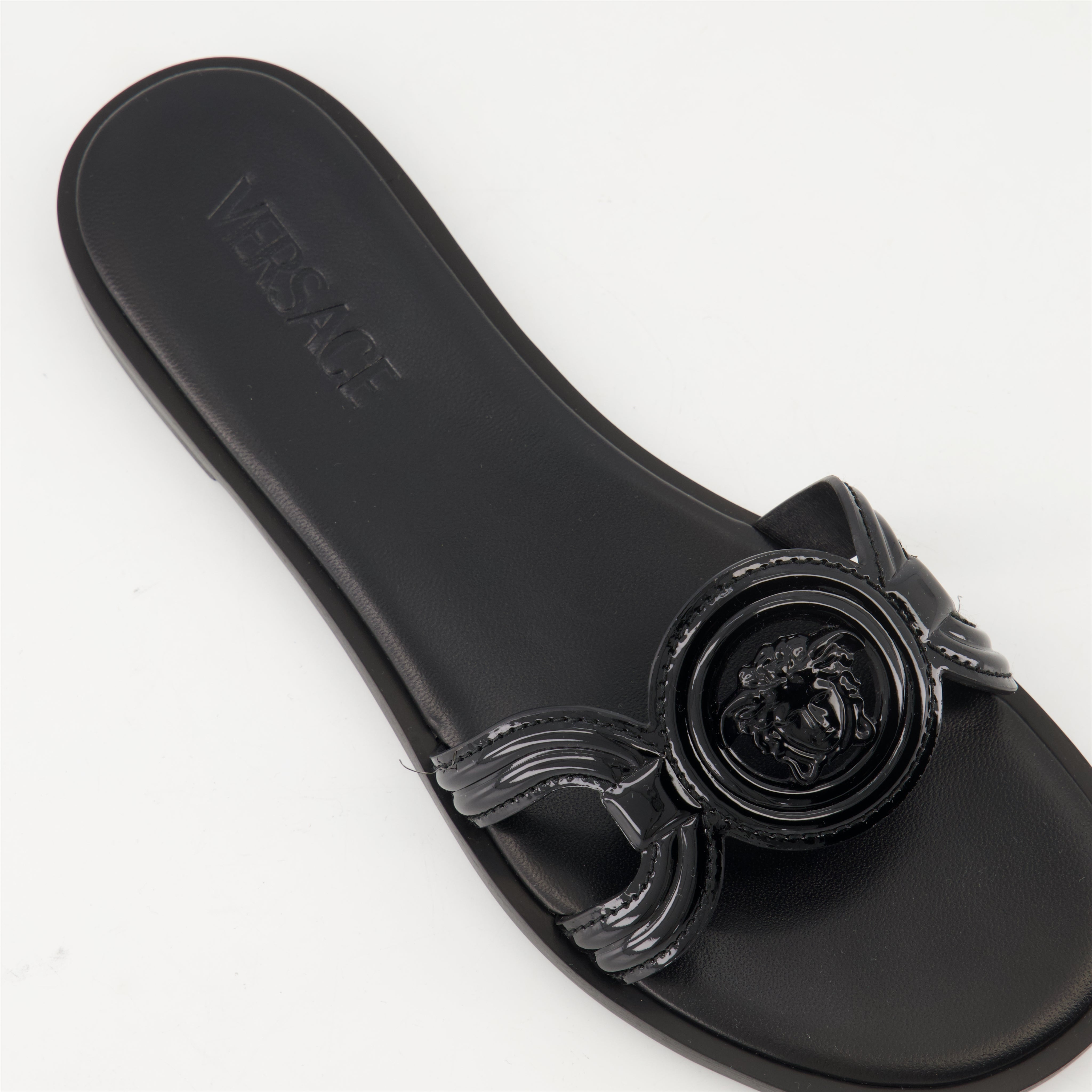 Claquettes en cuir Medusa '95 - 5