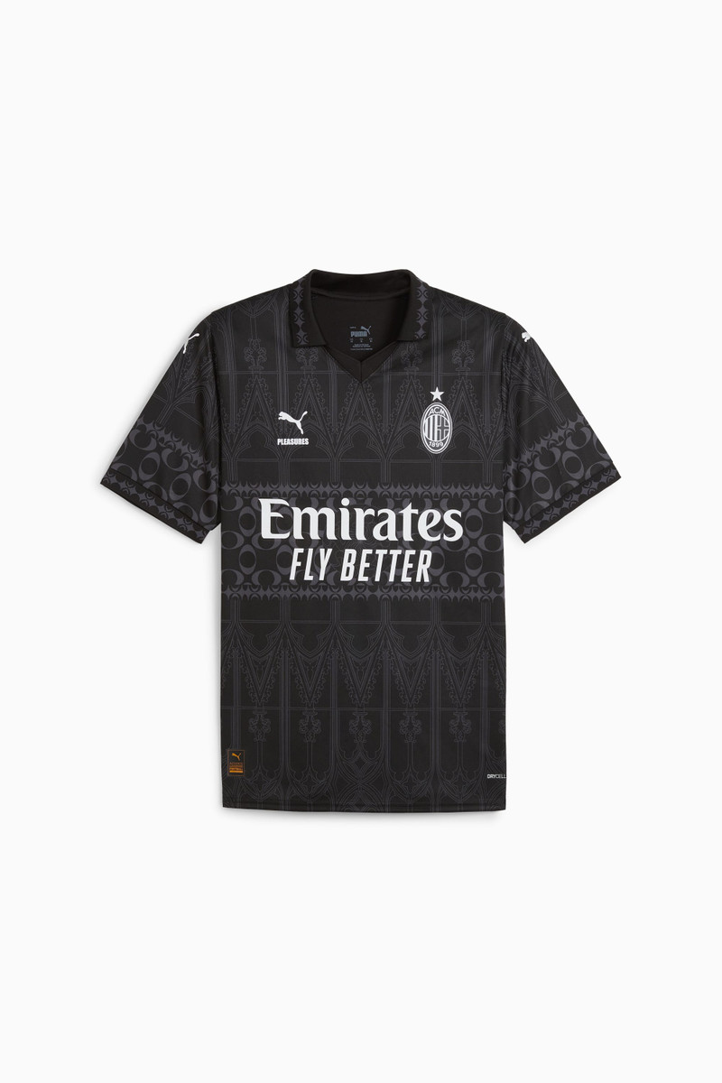 AC Milan x PLEASURES Men's Replica Soccer Jersey - 1